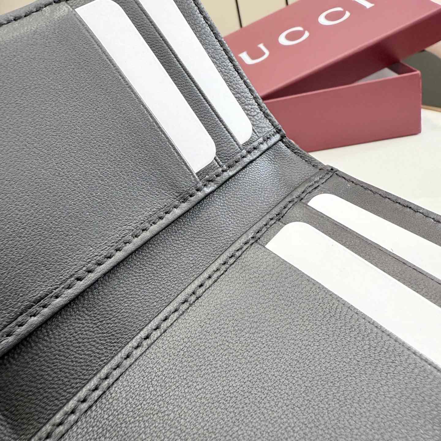 Gucci Web Trademark Card Case - FashionPlug