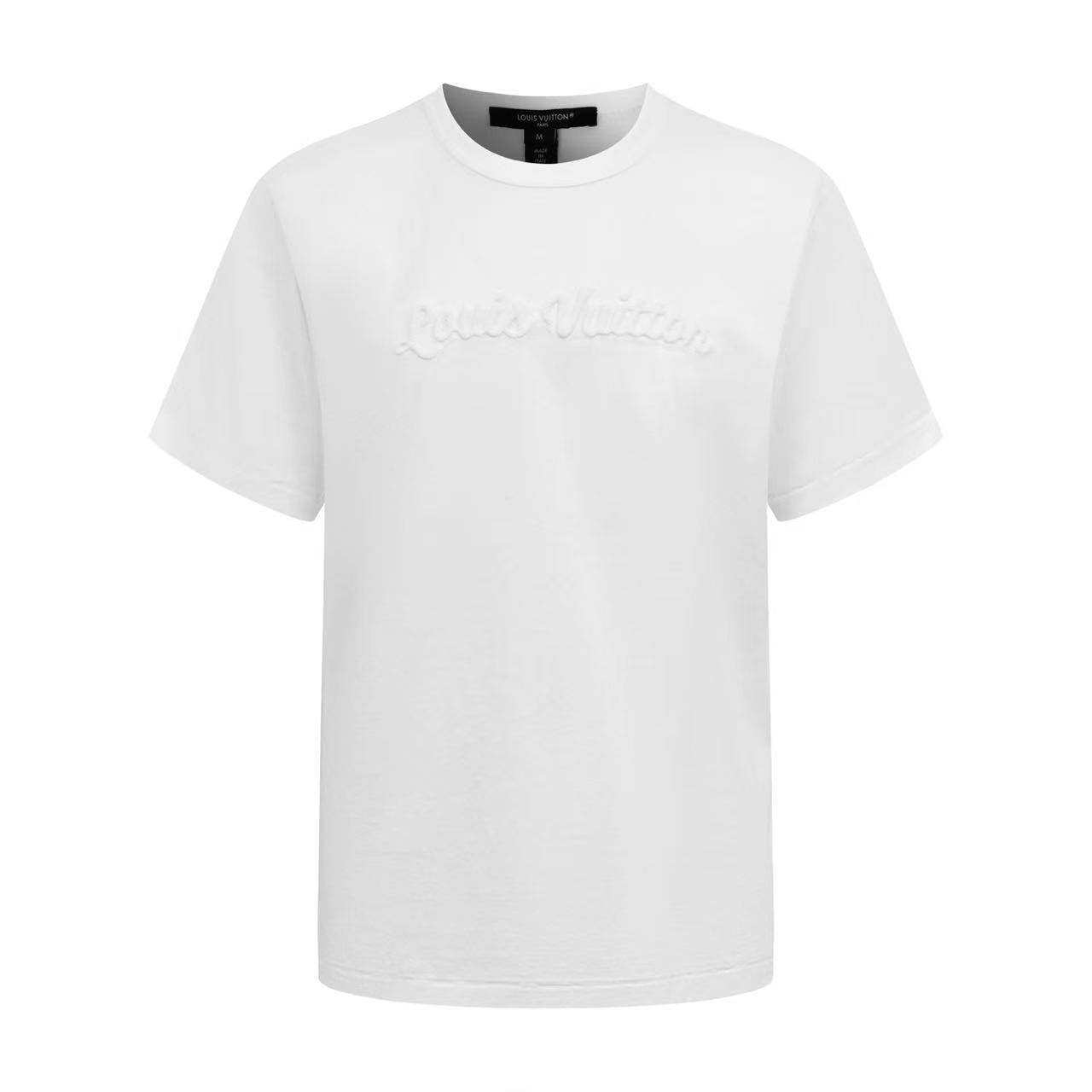 Louis Vuitton Signature Embroidery T-Shirt   1AJZCD - FashionPlug