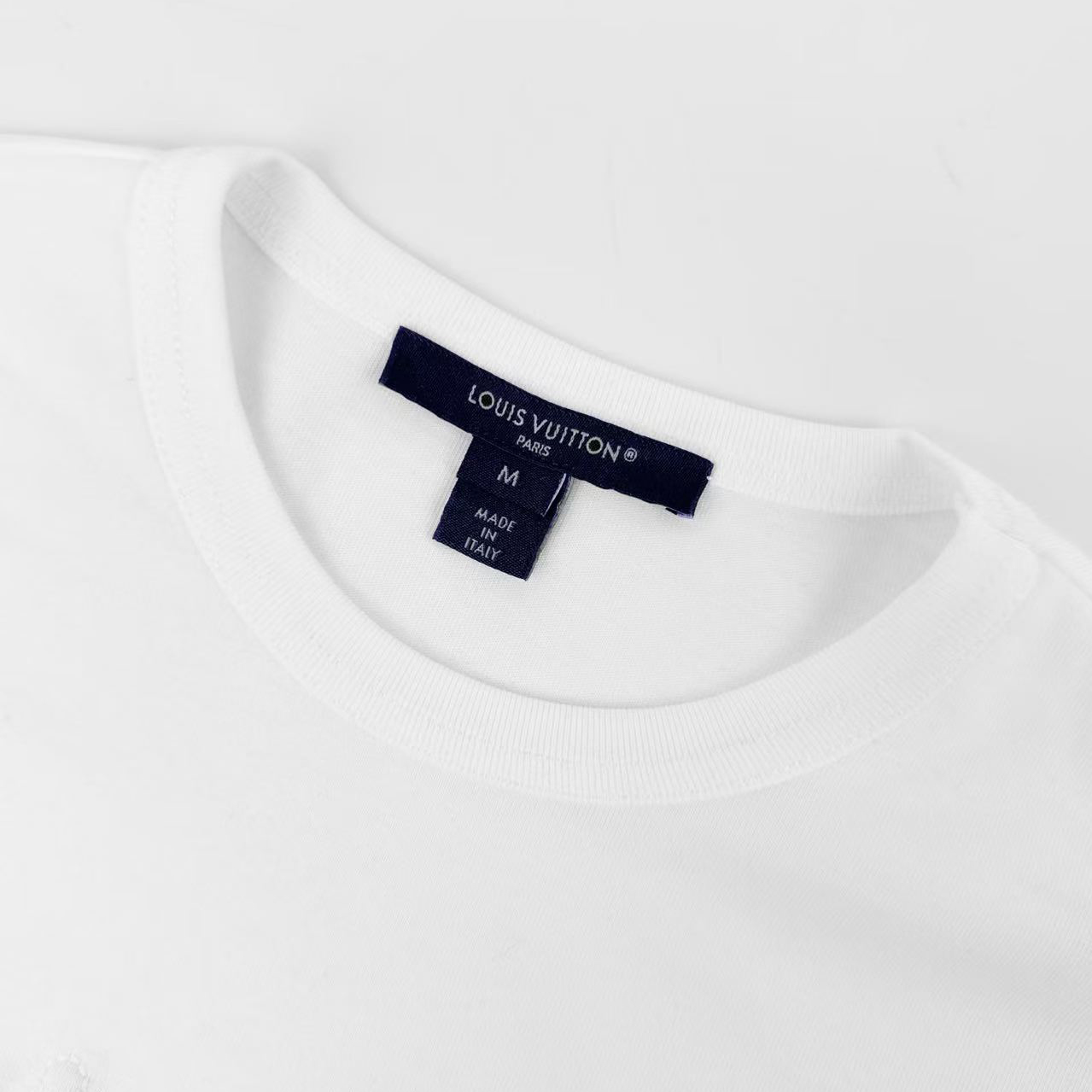 Louis Vuitton Signature Embroidery T-Shirt   1AJZCD - FashionPlug