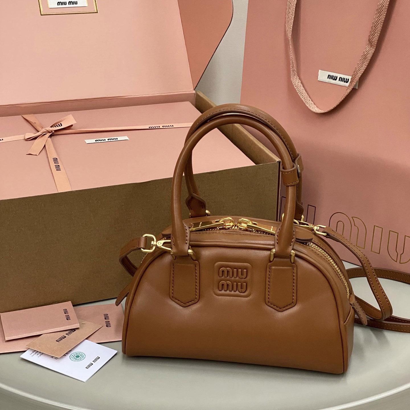 Miu Miu Arcadie Leather Bag  - FashionPlug