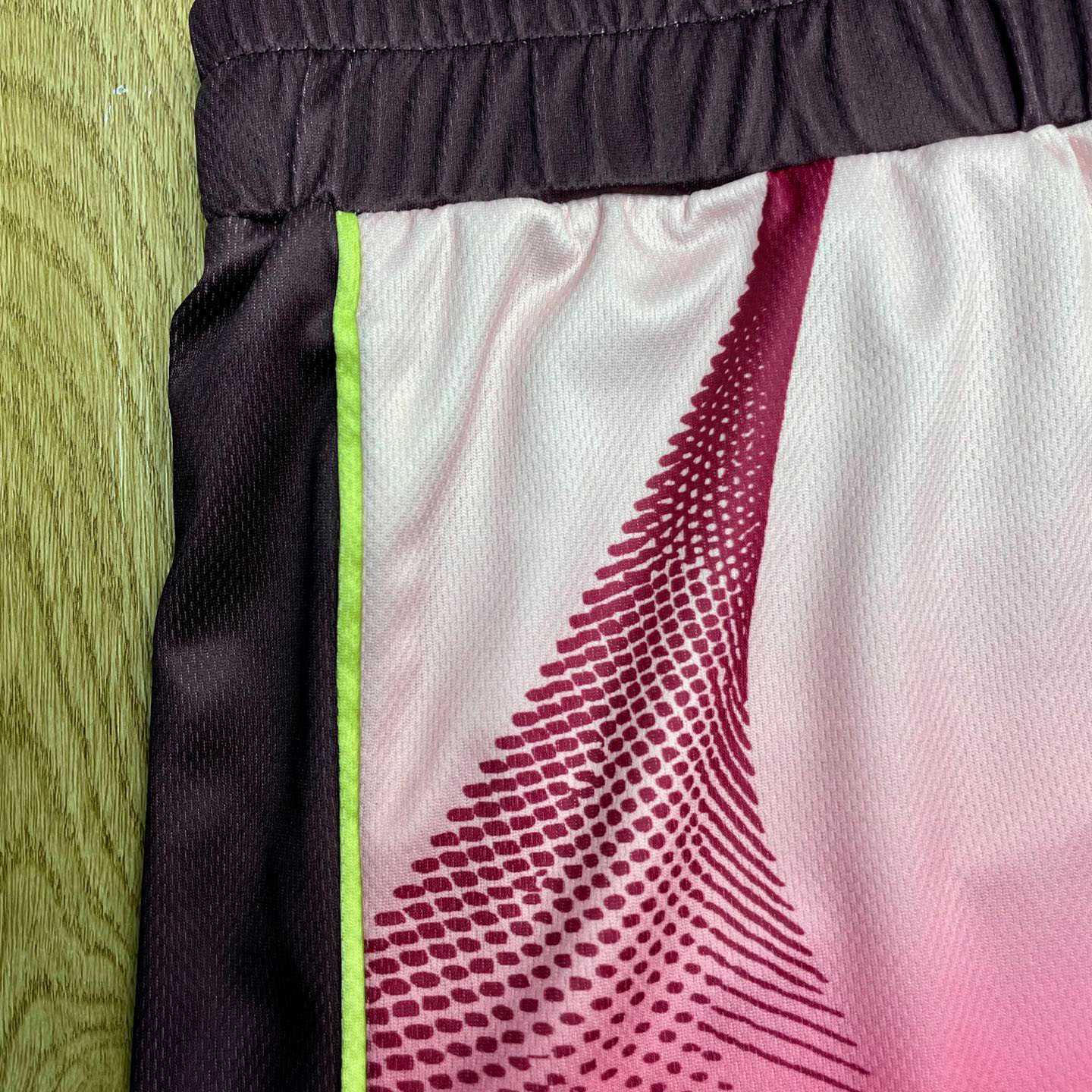 Casablanca Aubergine Gradient Football Shorts C1142 - FashionPlug