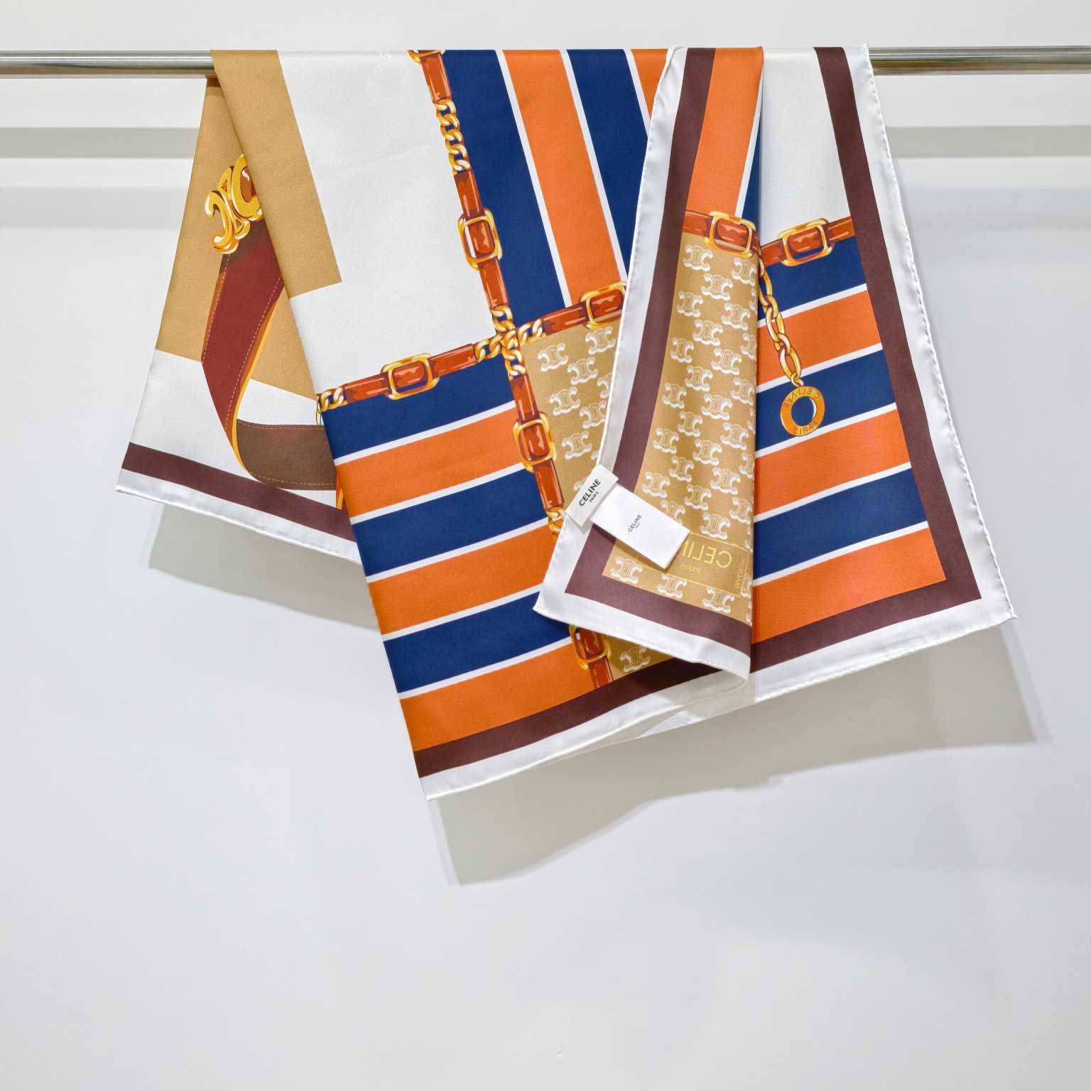 Celine  Square In Silk Twill - FashionPlug