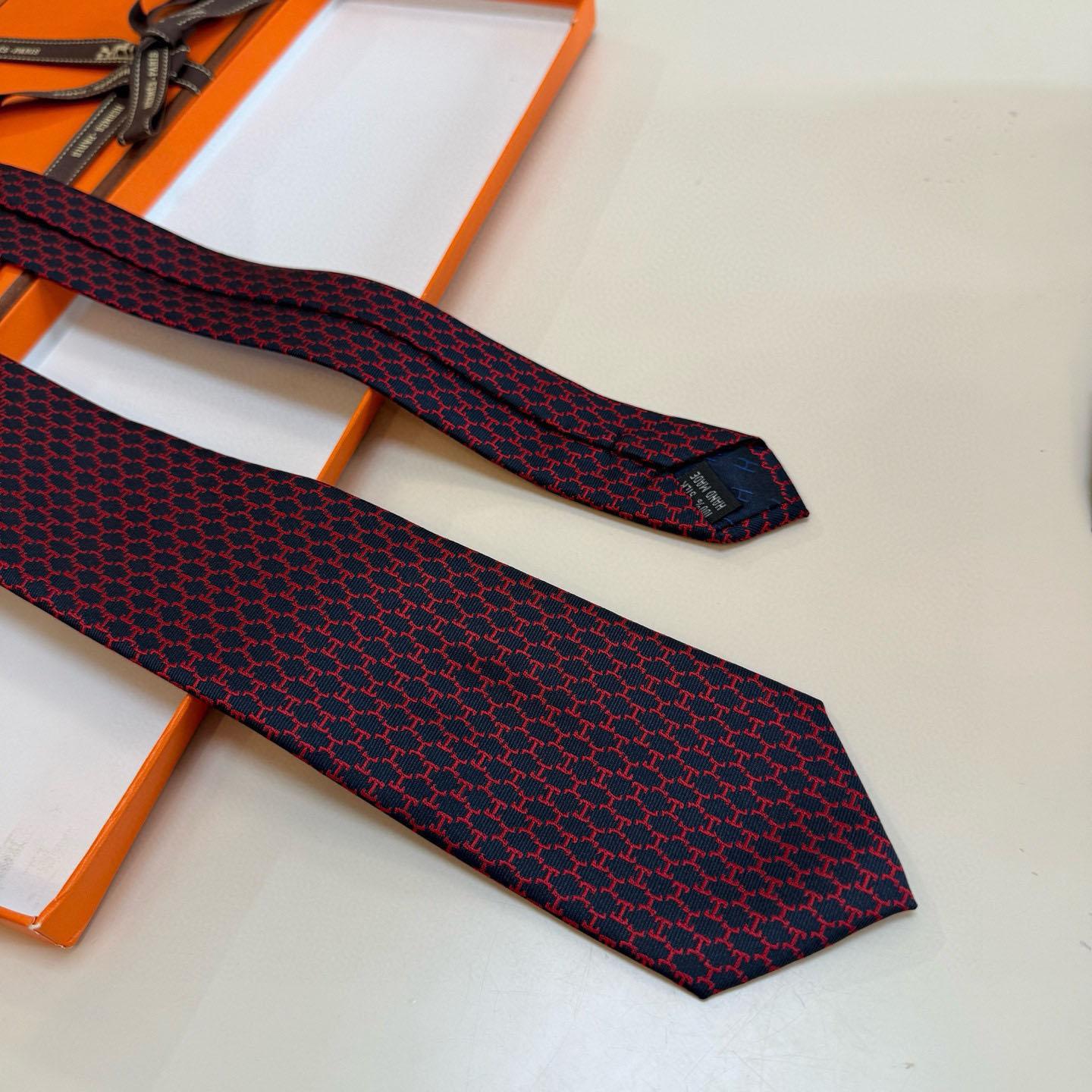 Hermes Dancing H Tie - FashionPlug