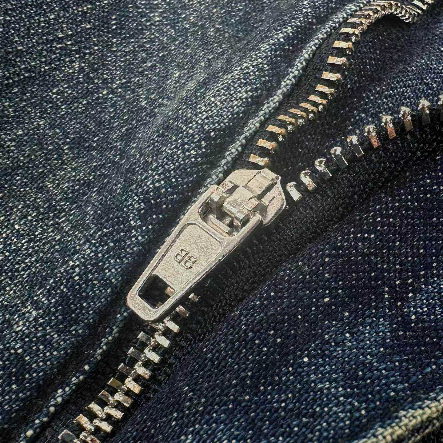 Balenciaga Minimal Baggy Pants In Dirty Grey/Light Blue - FashionPlug