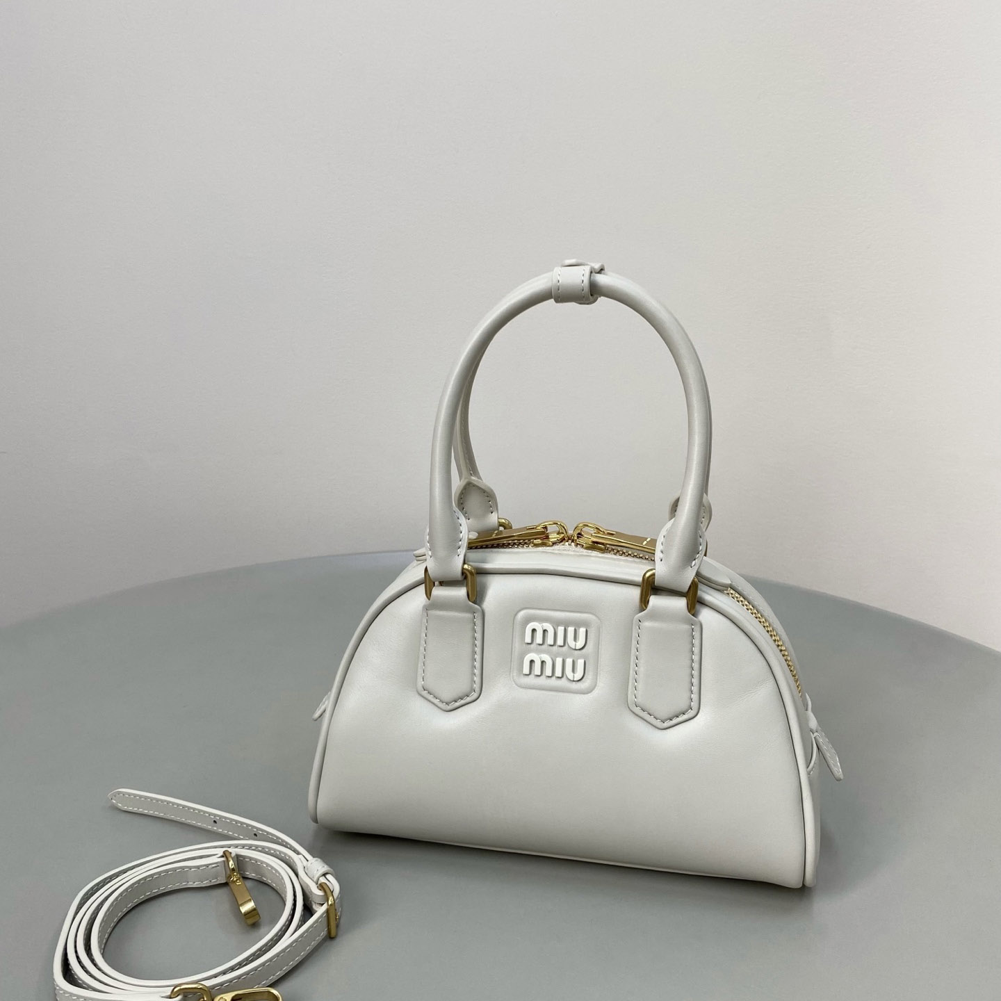 Miu Miu Arcadie Leather Bag  - FashionPlug