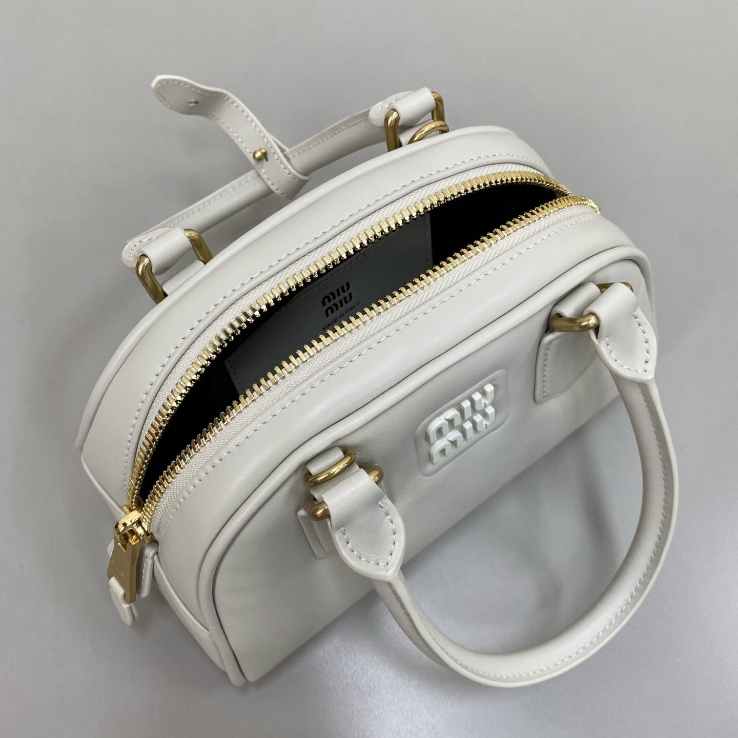 Miu Miu Arcadie Leather Bag  - FashionPlug