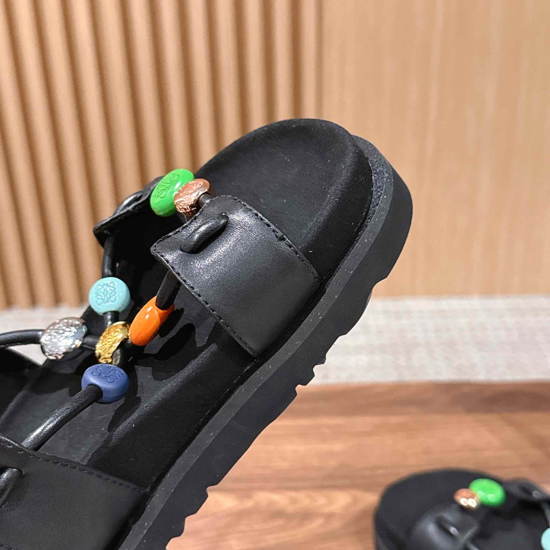 Loewe Pebble Beads Fussbett Sandal - FashionPlug