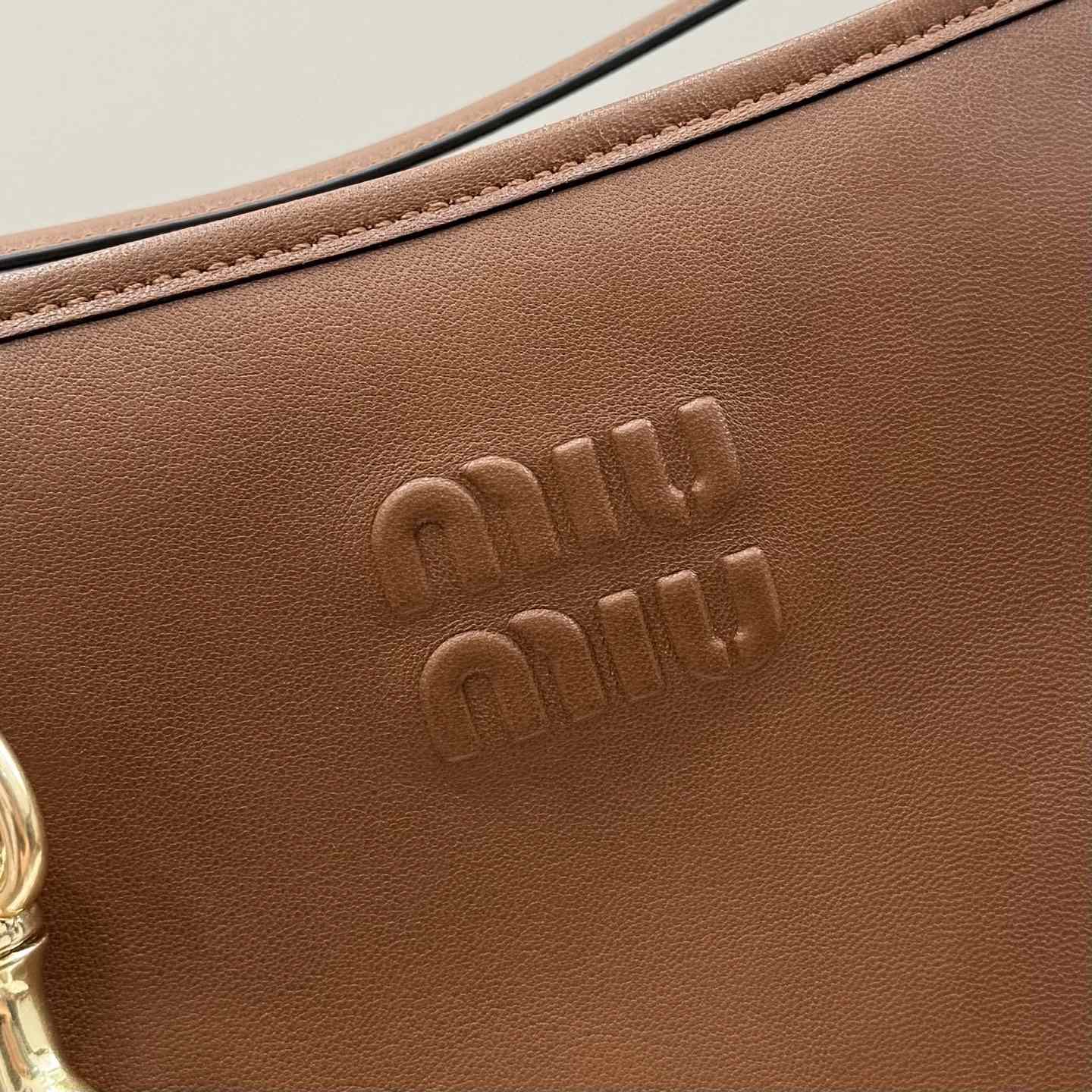 Miu Miu Aventure Nappa Leather Bucket Bag - FashionPlug