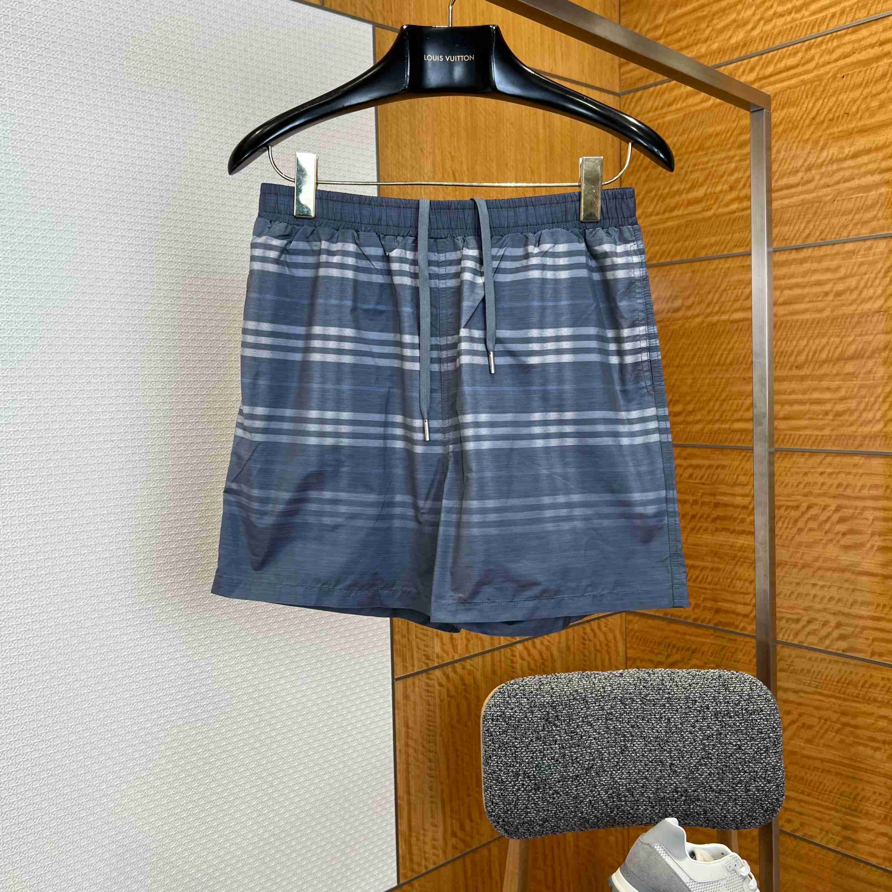 Burberry Gradient Check Swim Shorts - FashionPlug
