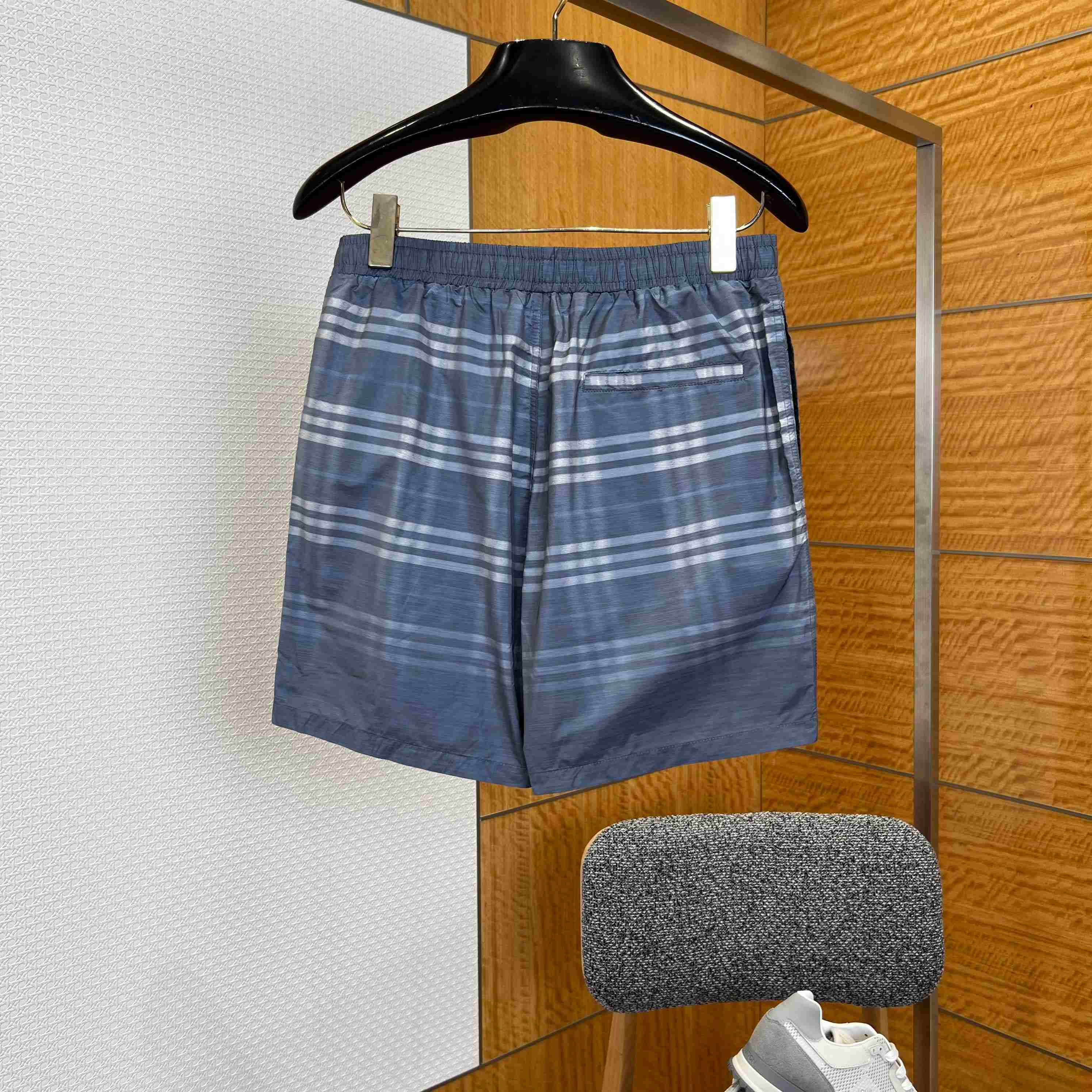 Burberry Gradient Check Swim Shorts - FashionPlug