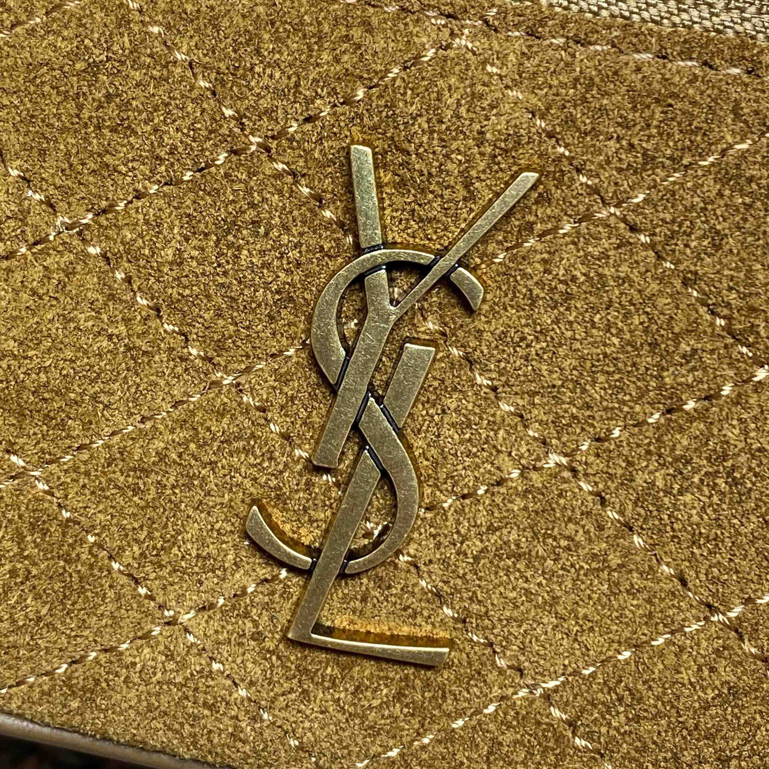 Saint Laurent GABY Vanity In Suede - FashionPlug