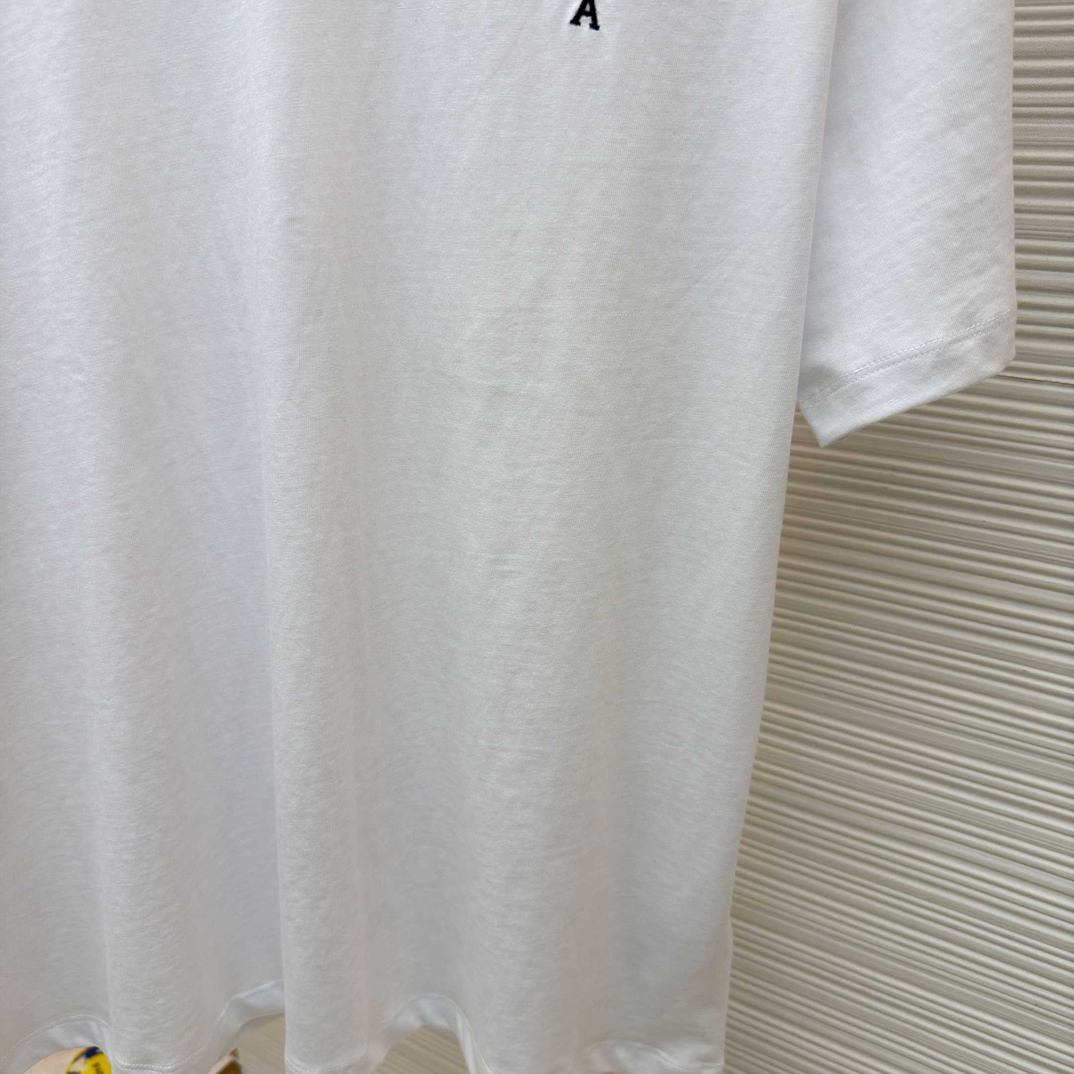 AMI Paris Black Cotton Ami De Coeur T-shirt - FashionPlug