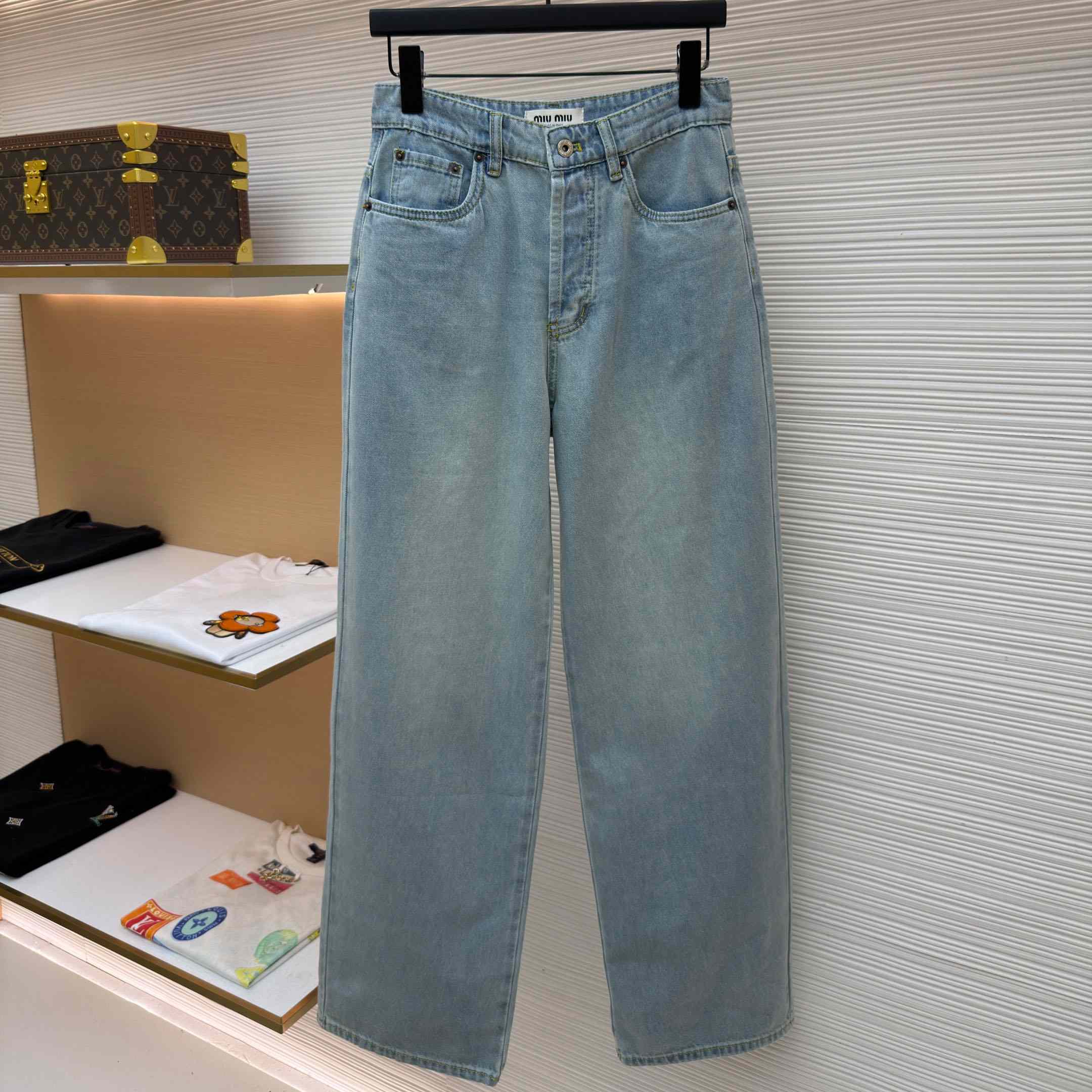 Miu Miu Denim Jeans - FashionPlug