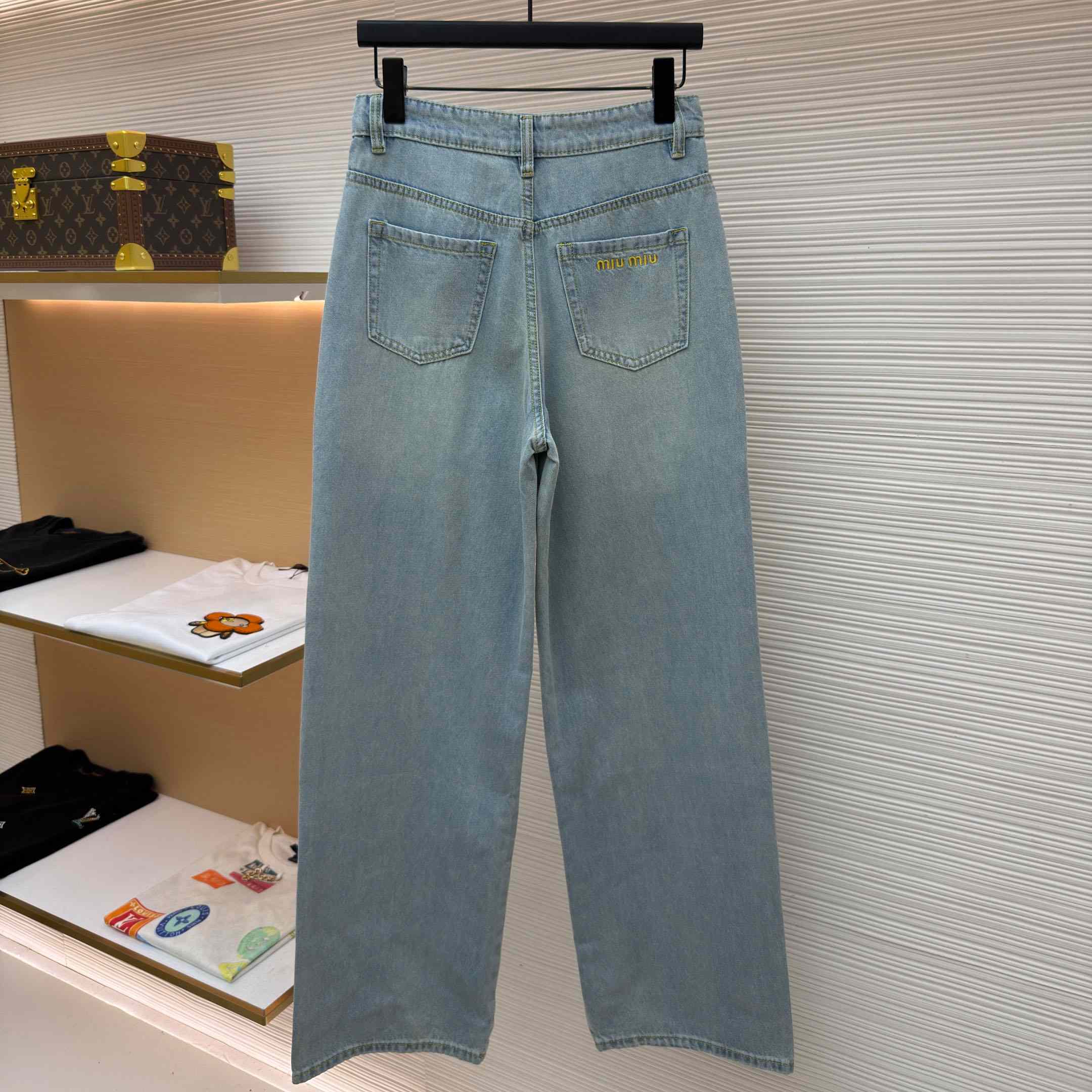 Miu Miu Denim Jeans - FashionPlug