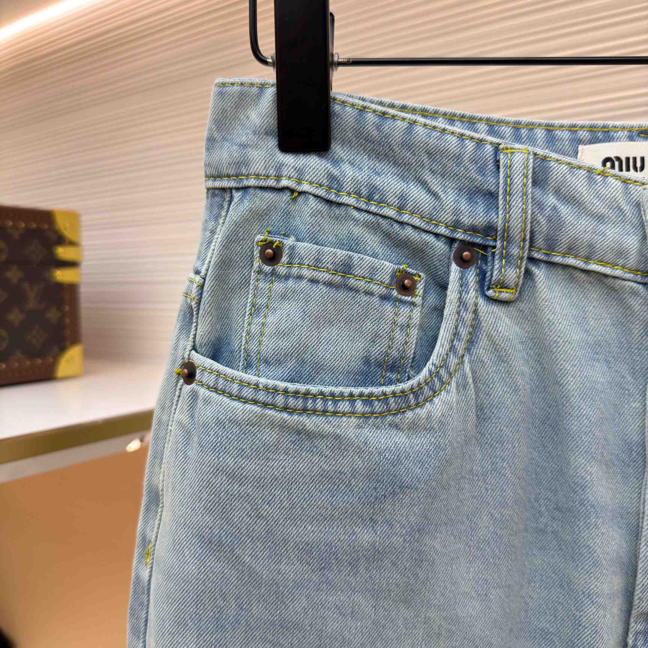 Miu Miu Denim Jeans - FashionPlug