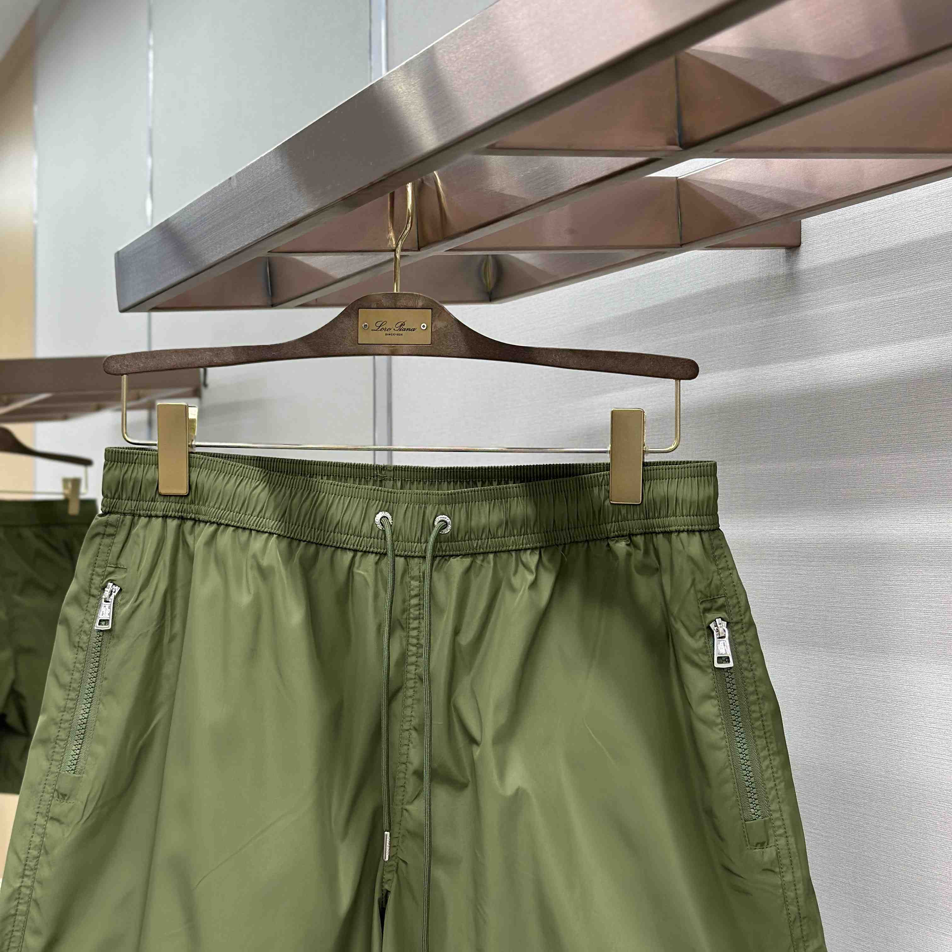 Moncler Logo-Patch Swim Shorts - FashionPlug