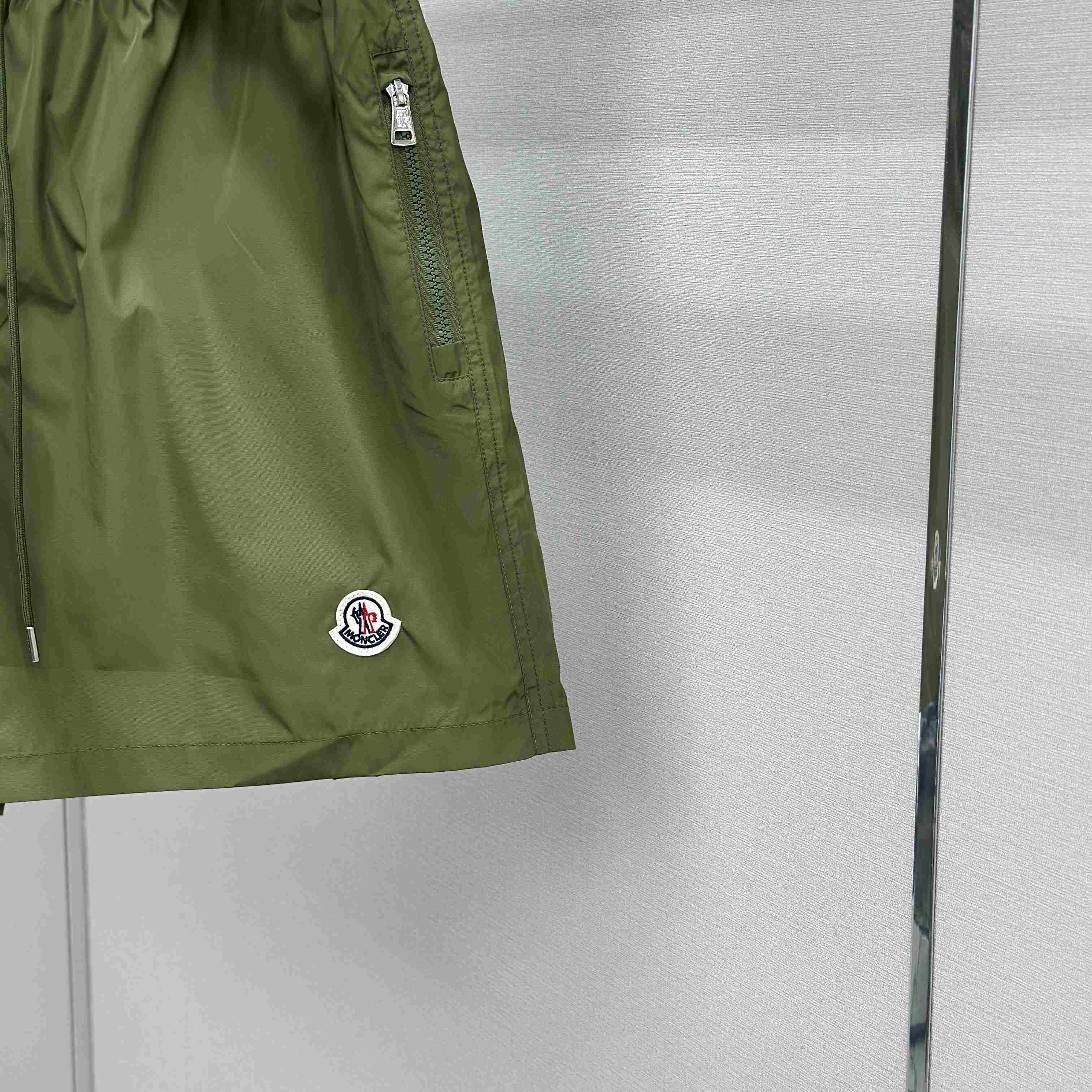 Moncler Logo-Patch Swim Shorts - FashionPlug