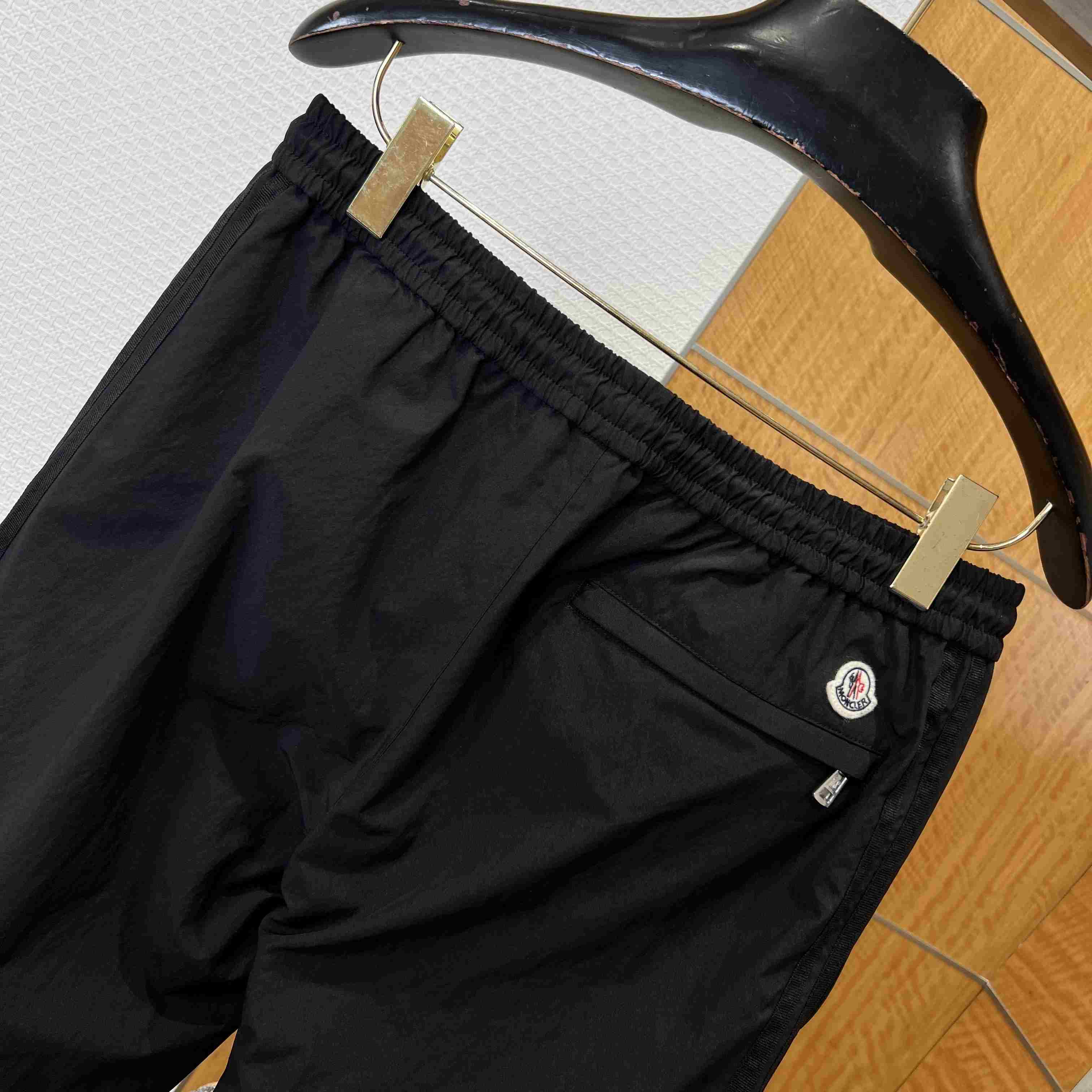 Moncler Striped Stretch Jogging Trousers - FashionPlug