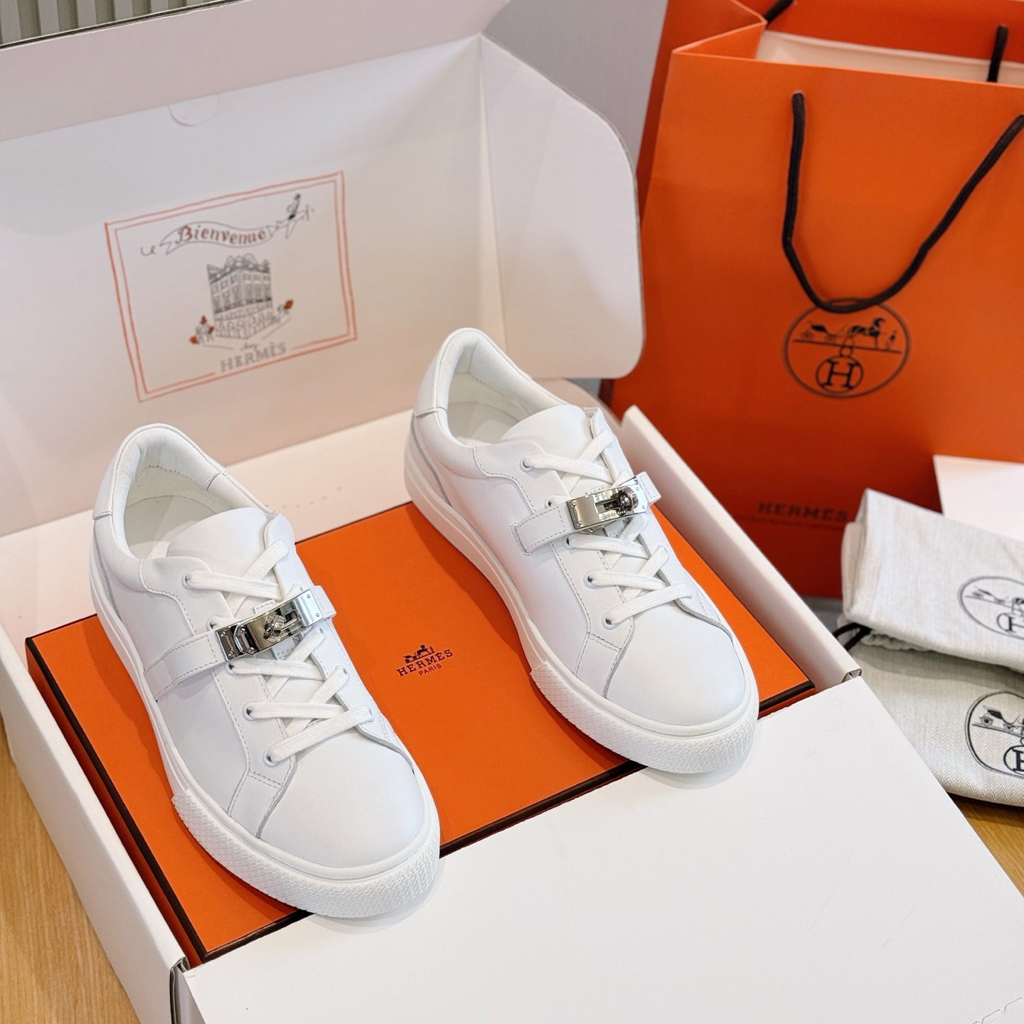 Hermes Day Sneaker - FashionPlug