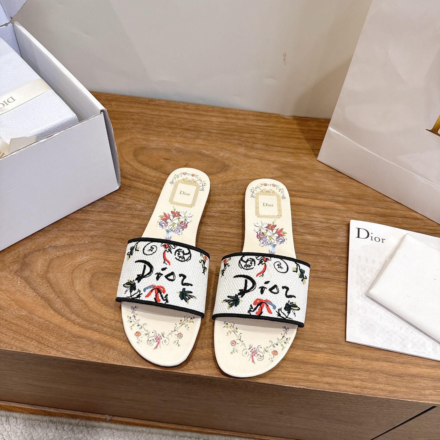 Dior Dioriviera Dway Slide - FashionPlug