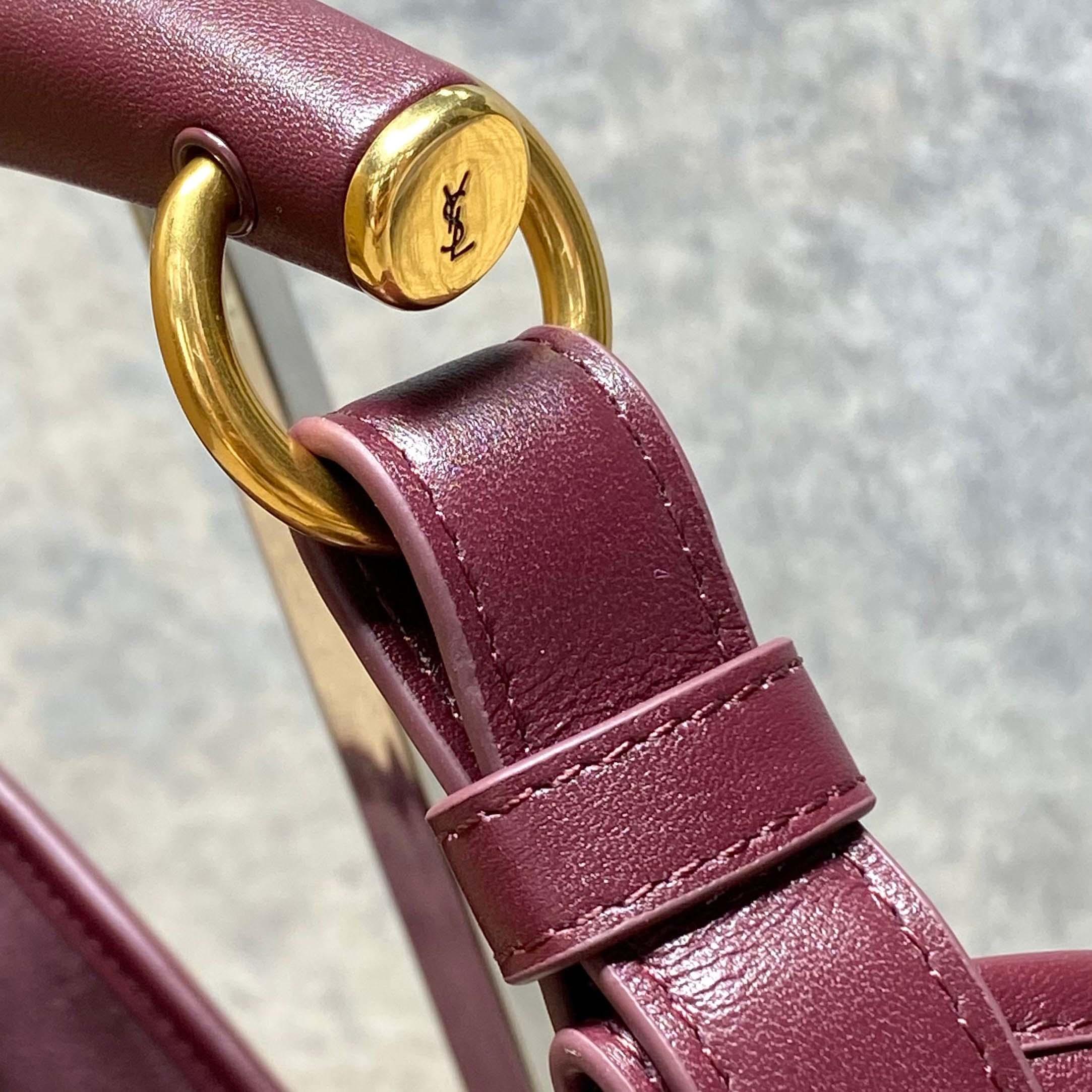 Saint Laurent MOMBASA Medium In Leather - FashionPlug