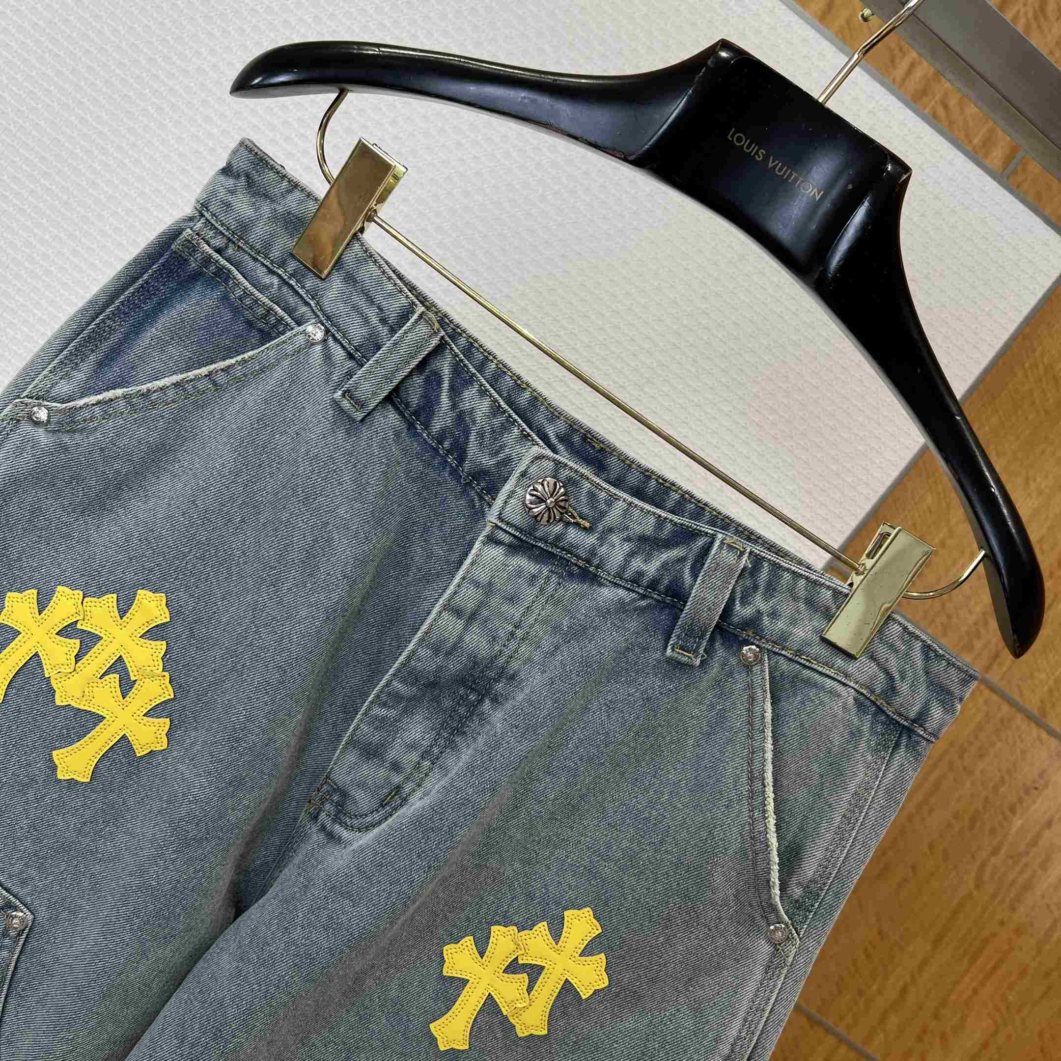 Chrome Hearts Denim Shorts - FashionPlug