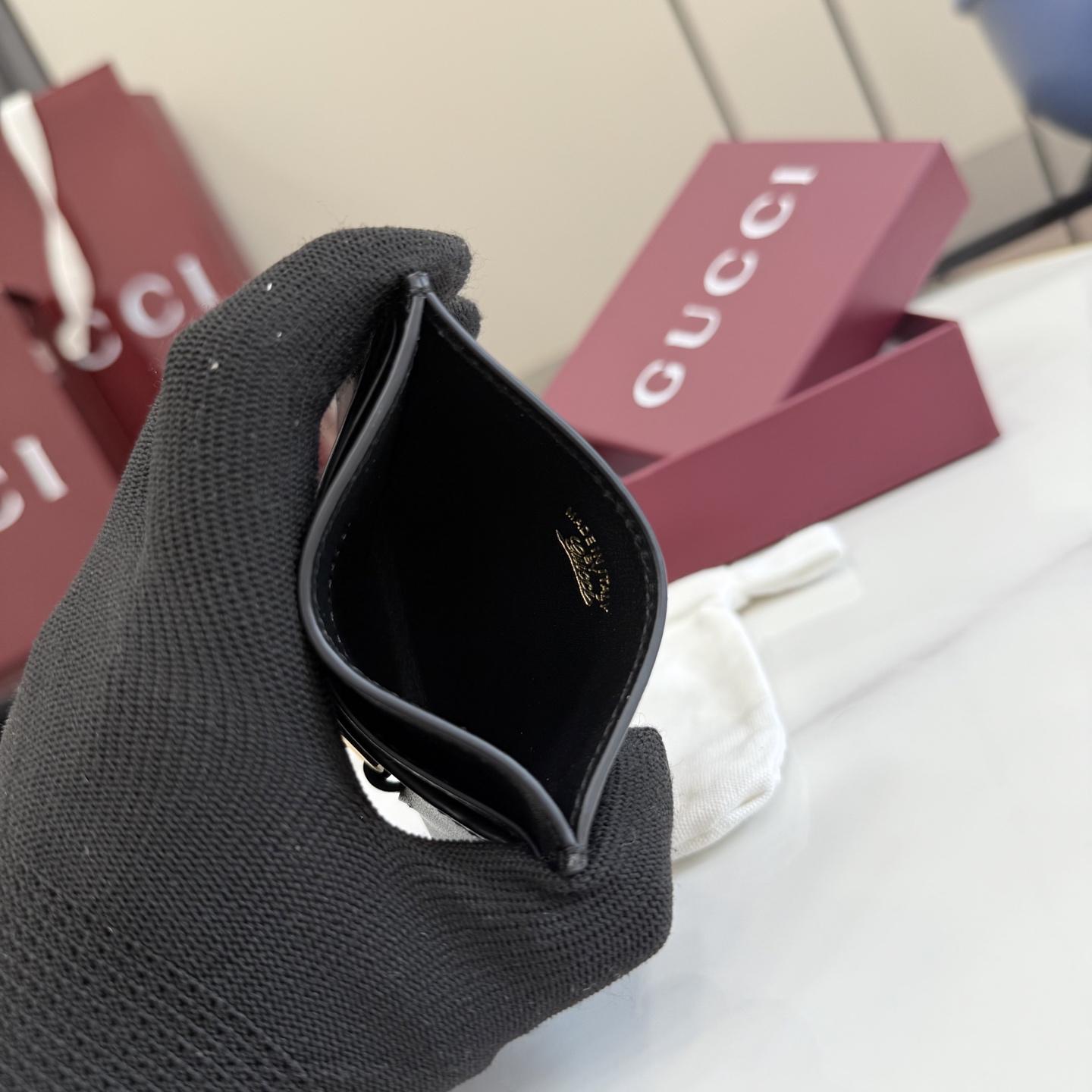 Gucci Horsebit Web Card Case - FashionPlug