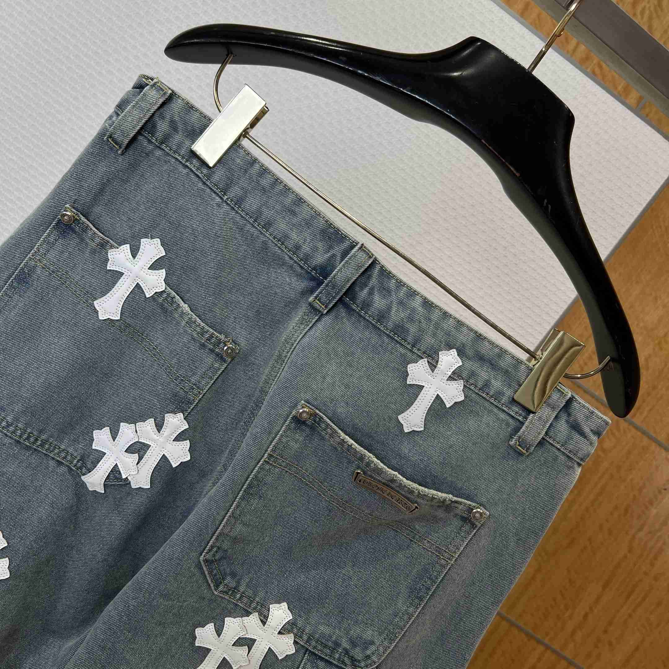 Chrome Hearts Denim Shorts - FashionPlug