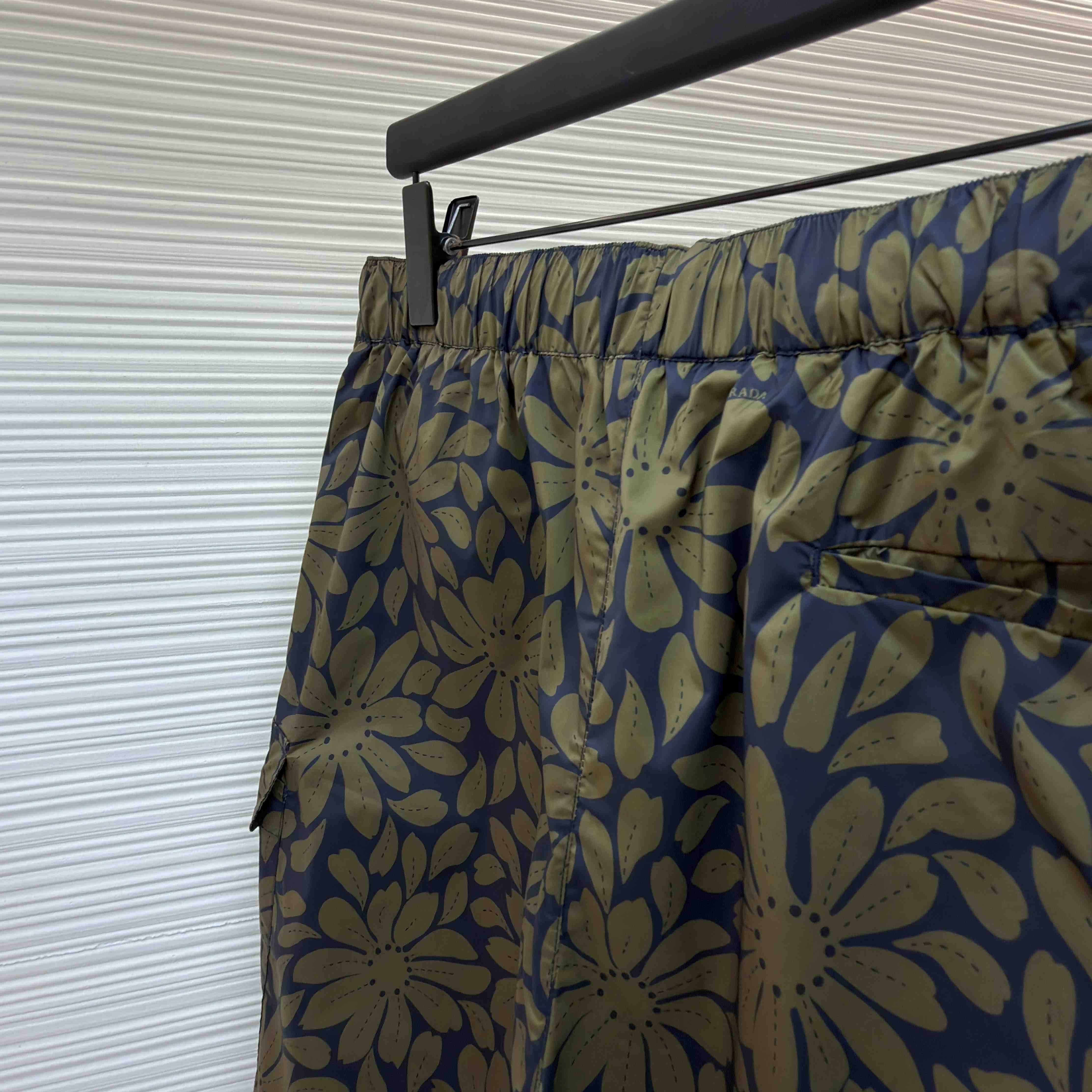 Prada Printed Re-Nylon Swim Trunks - FashionPlug