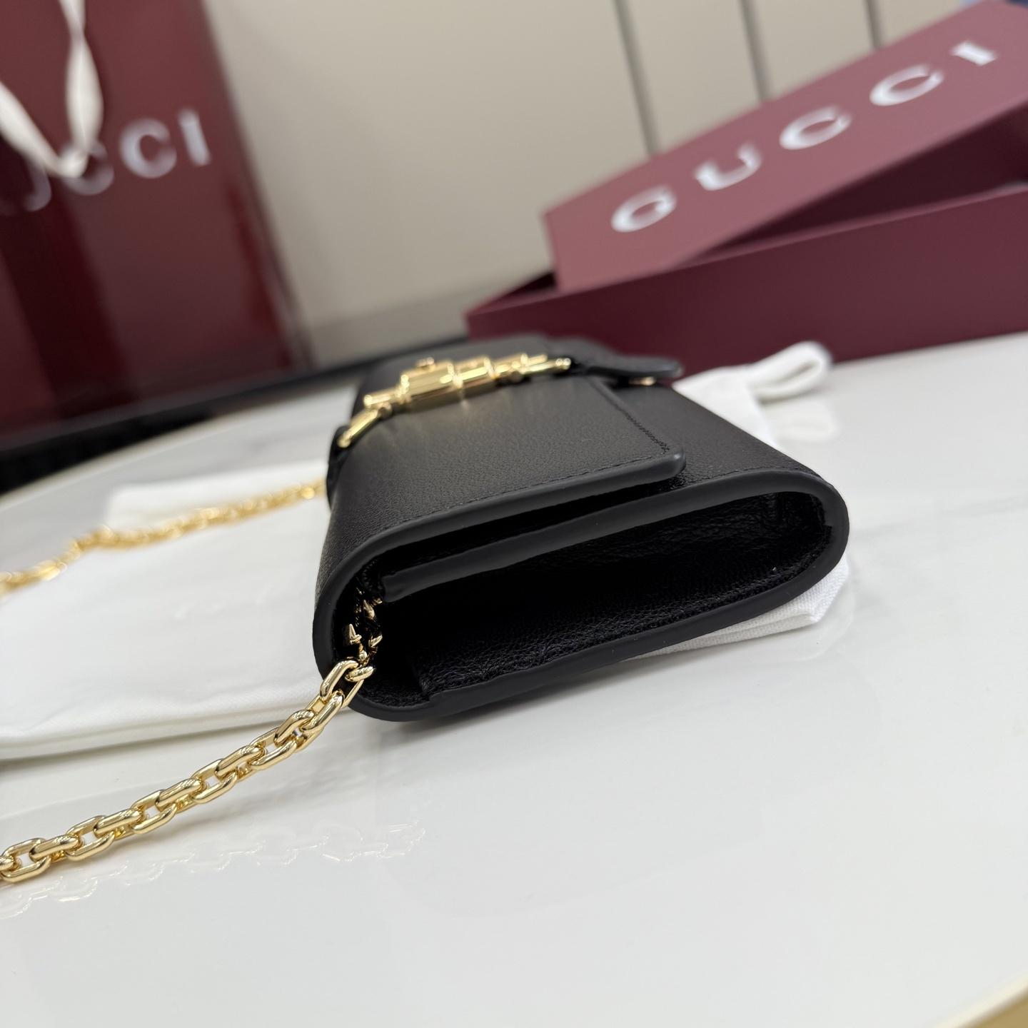 Gucci Jackie Wallet On Chain - FashionPlug