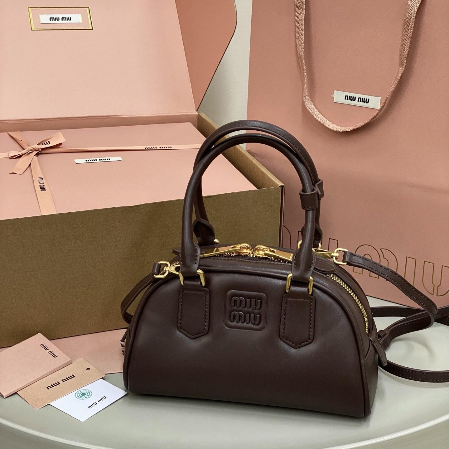 Miu Miu Arcadie Leather Bag  - FashionPlug
