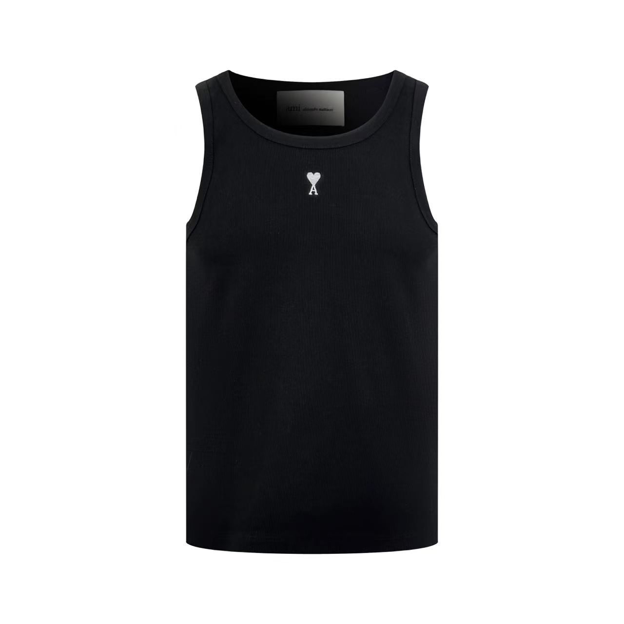 AMI Paris Cotton Ami De Coeur Tanktop - FashionPlug