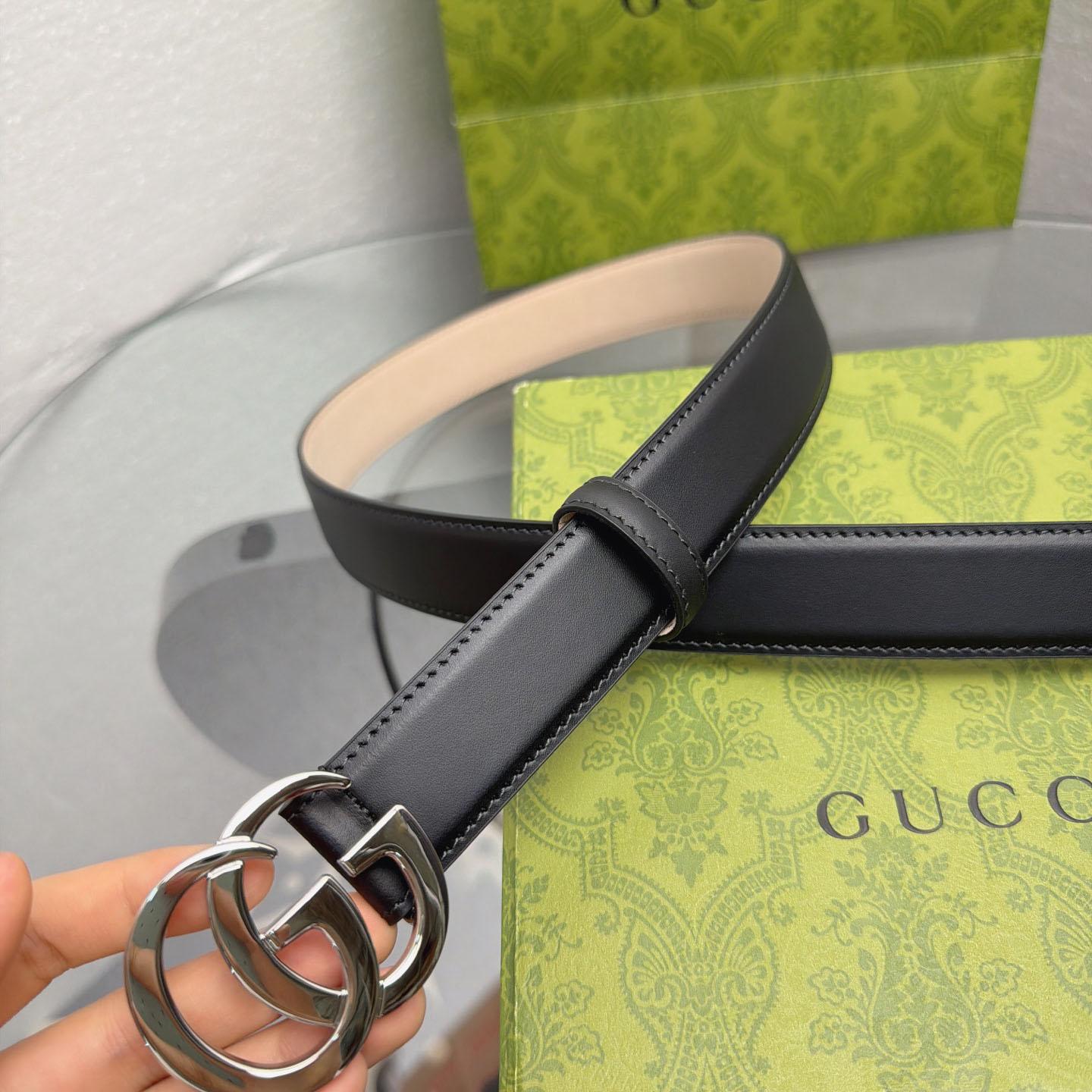 Gucci  Flat Marmont Belt - FashionPlug