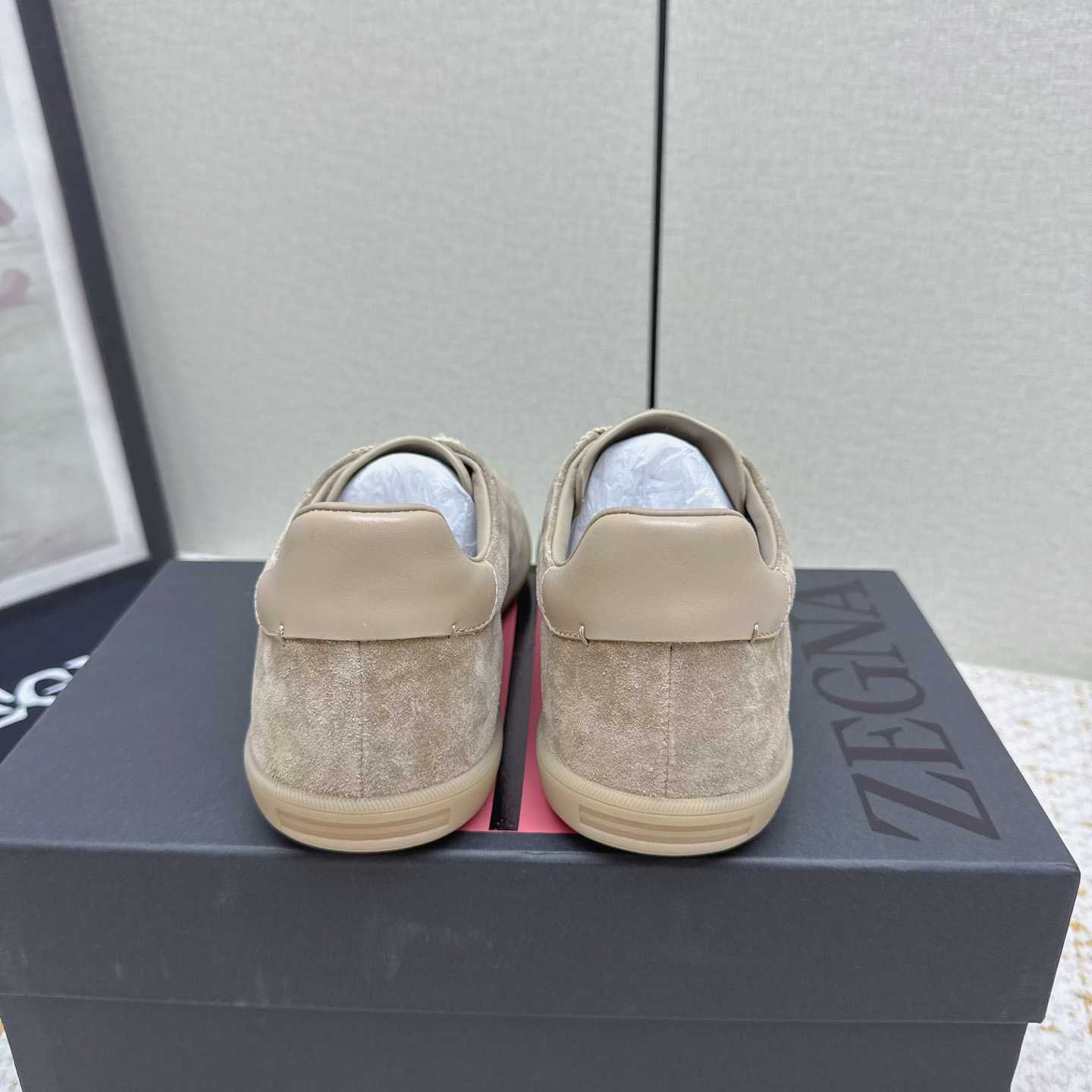 Zegna 232 Suede Sneakers - FashionPlug