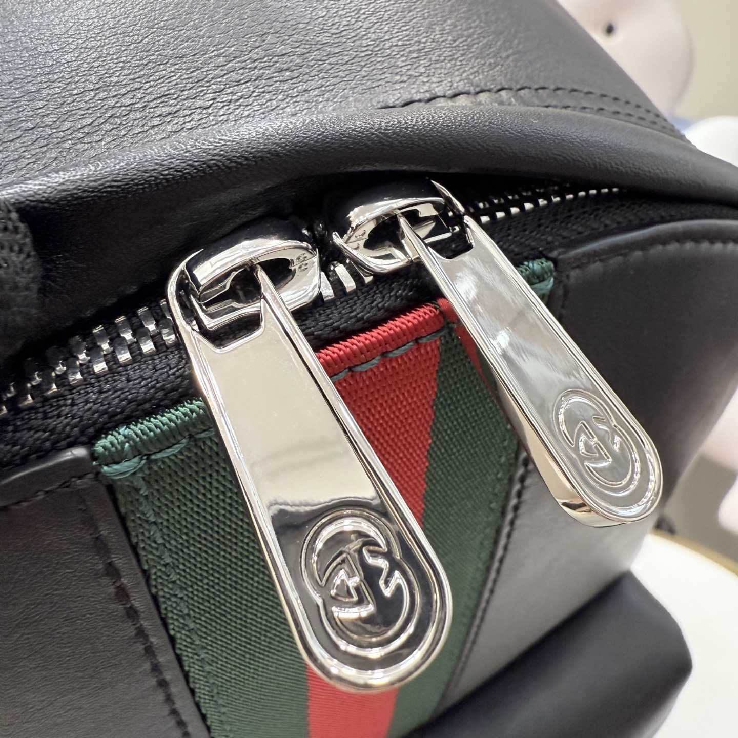 Gucci Web Trademark Large Backpack - FashionPlug