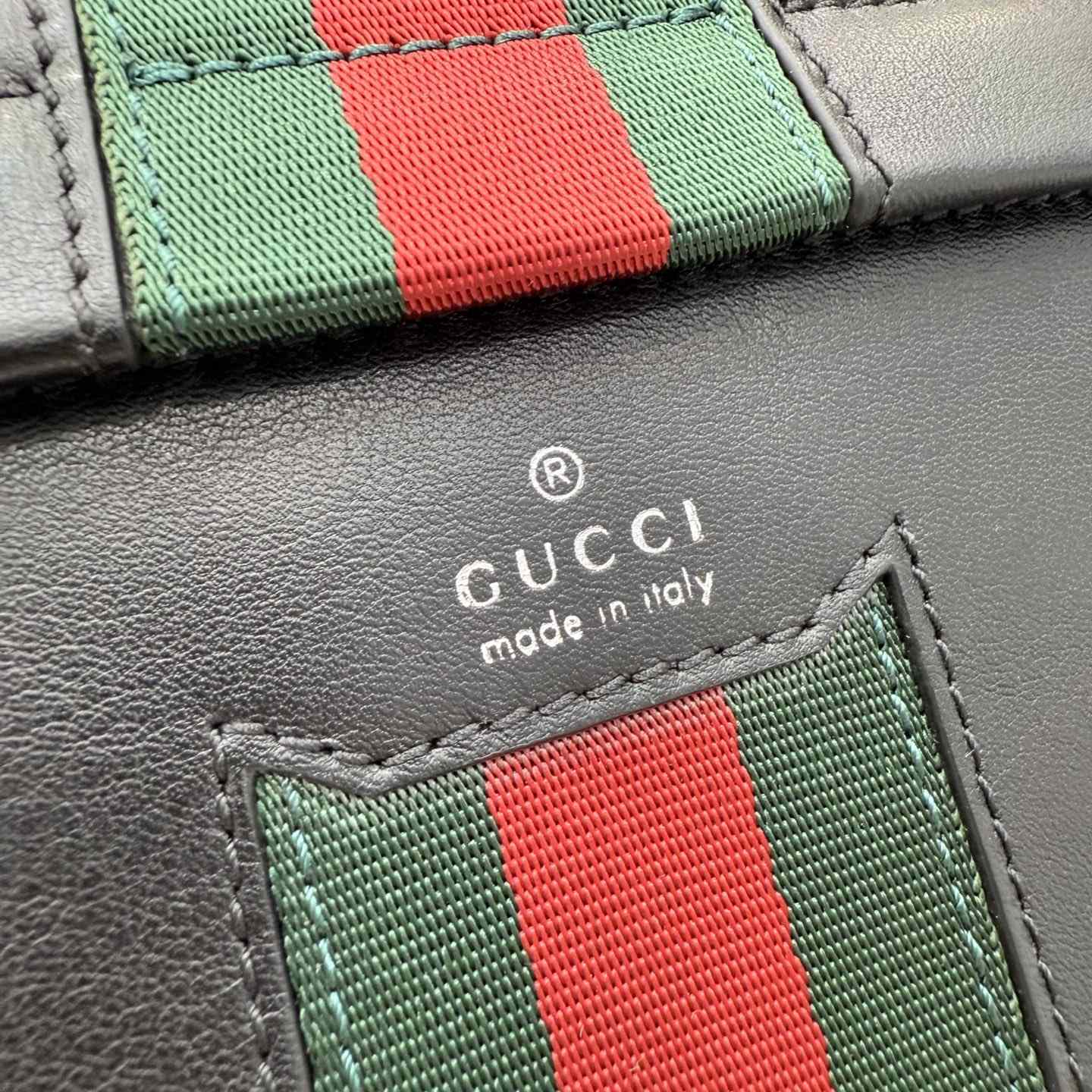Gucci Web Trademark Large Backpack - FashionPlug