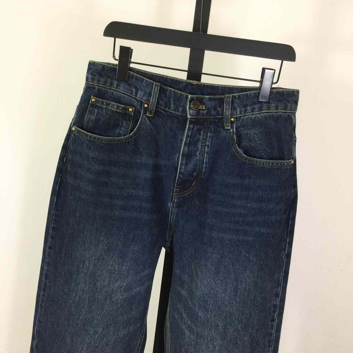 Louis Vuitton Denim Skate Pants With Leather Signature Pockets   1AJUXV - FashionPlug