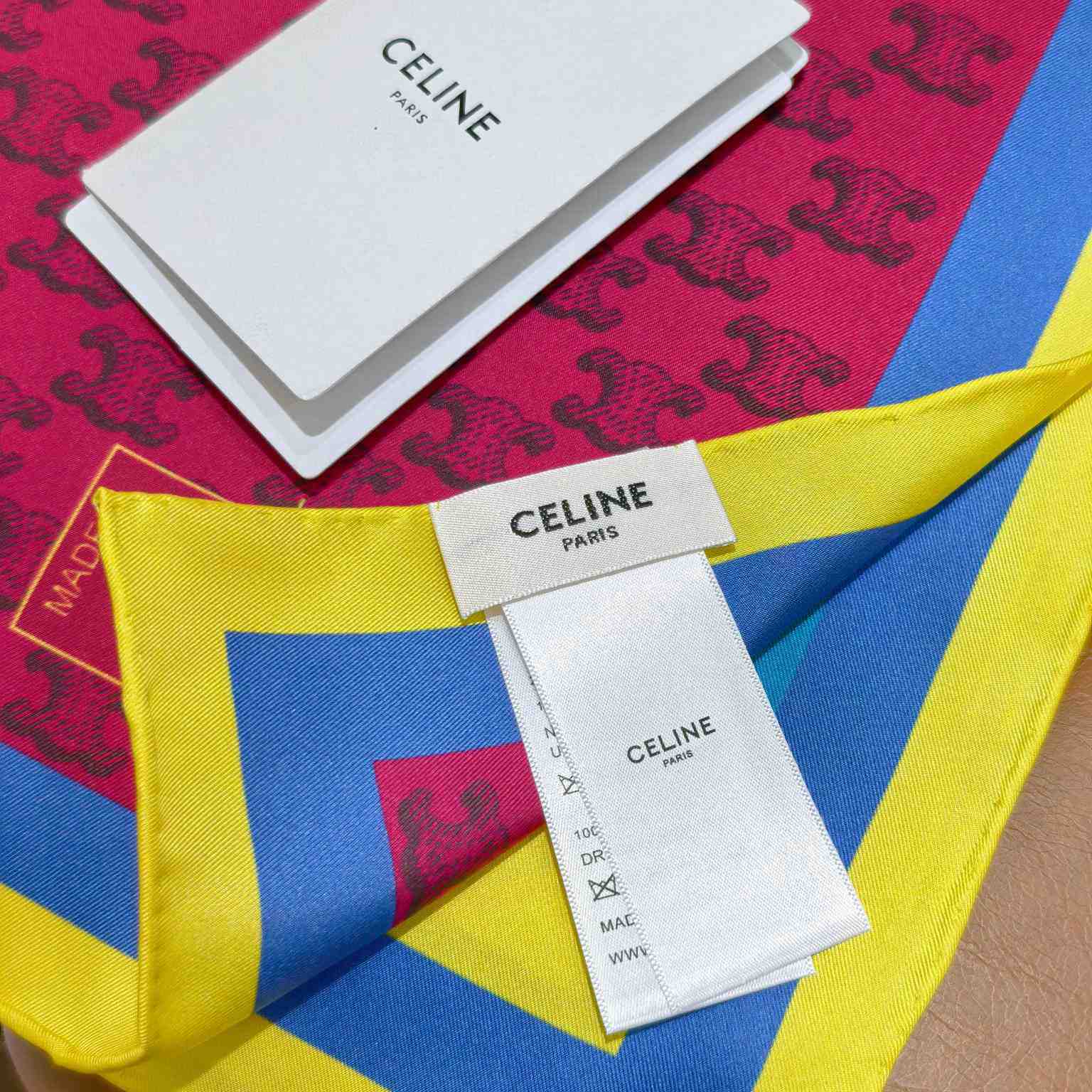 Celine  Square In Silk Twill - FashionPlug