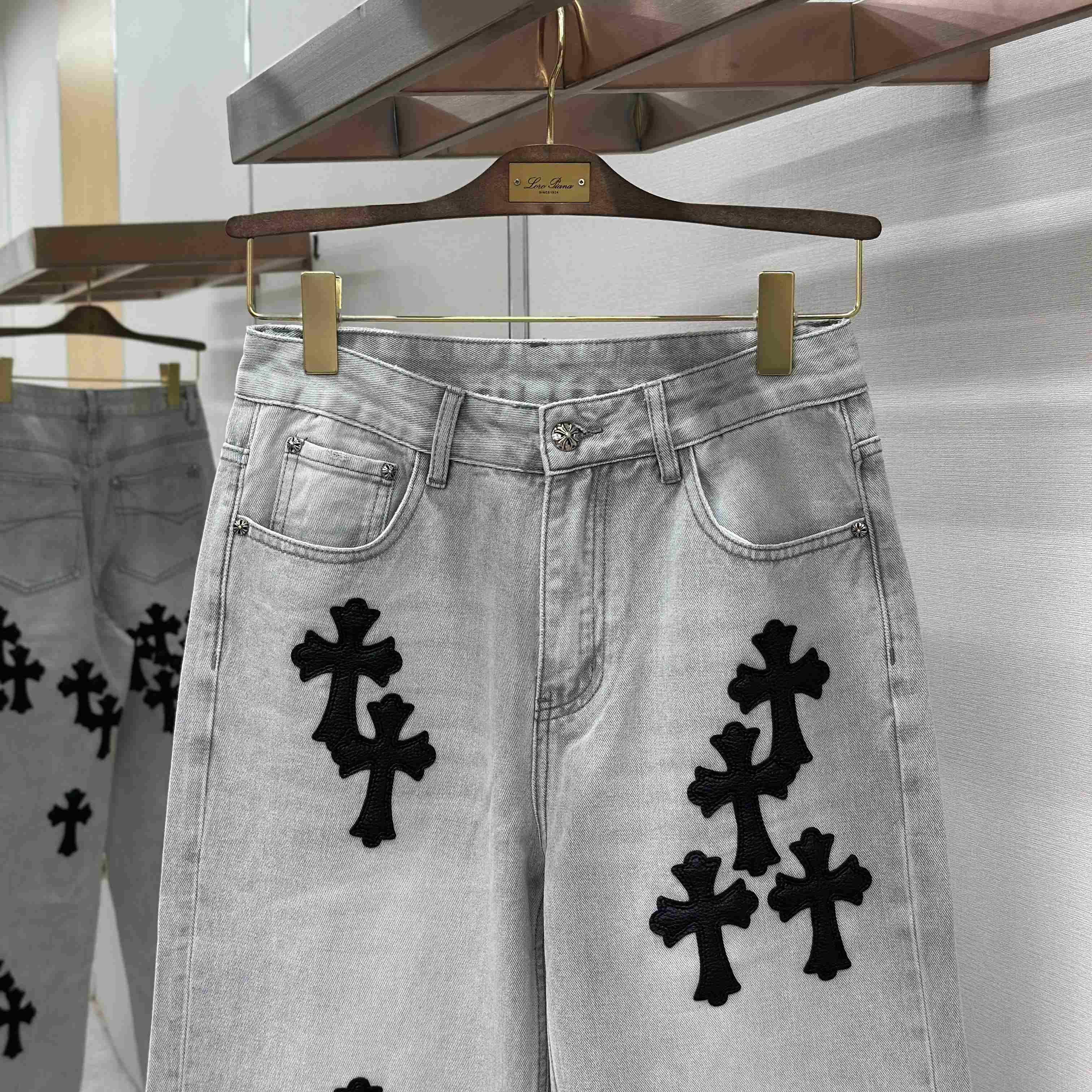 Chrome Hearts Jeans - FashionPlug
