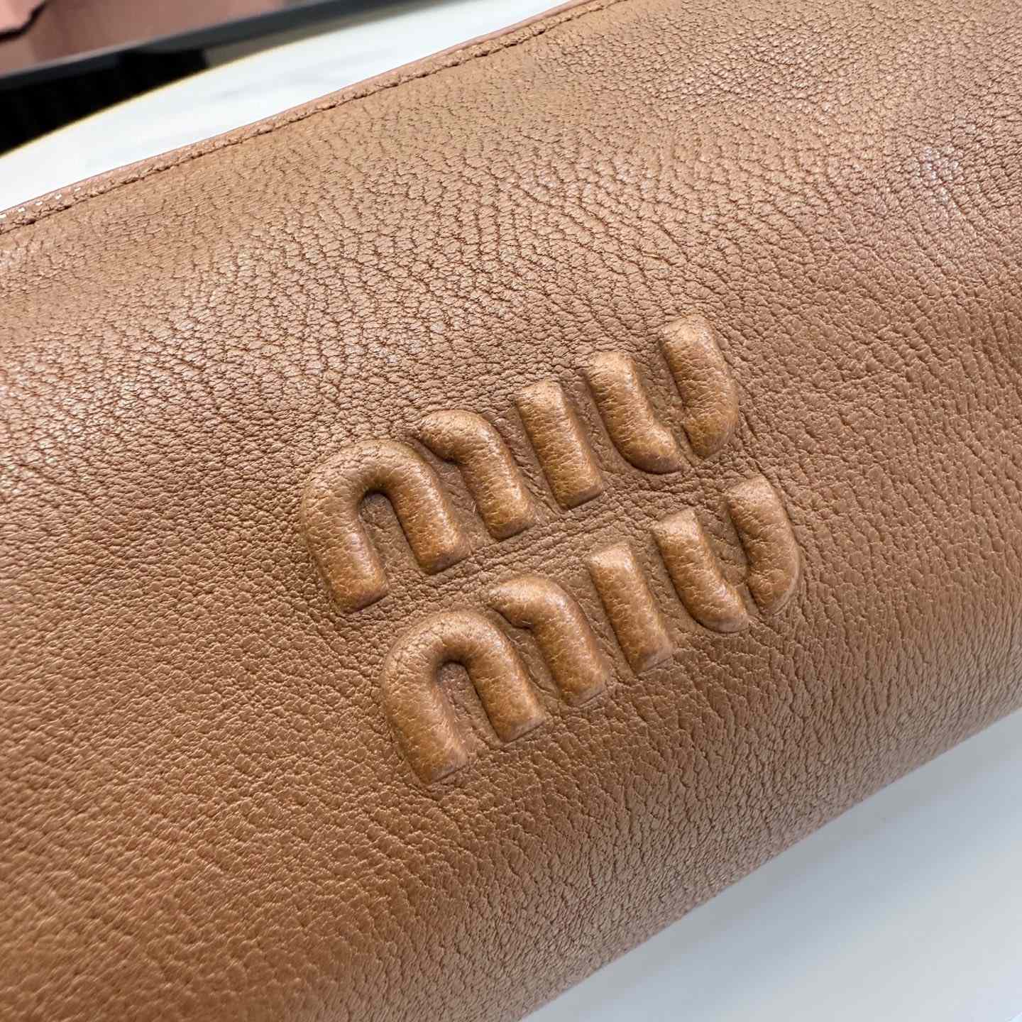 Miu Miu Nappa Leather Pouch - FashionPlug