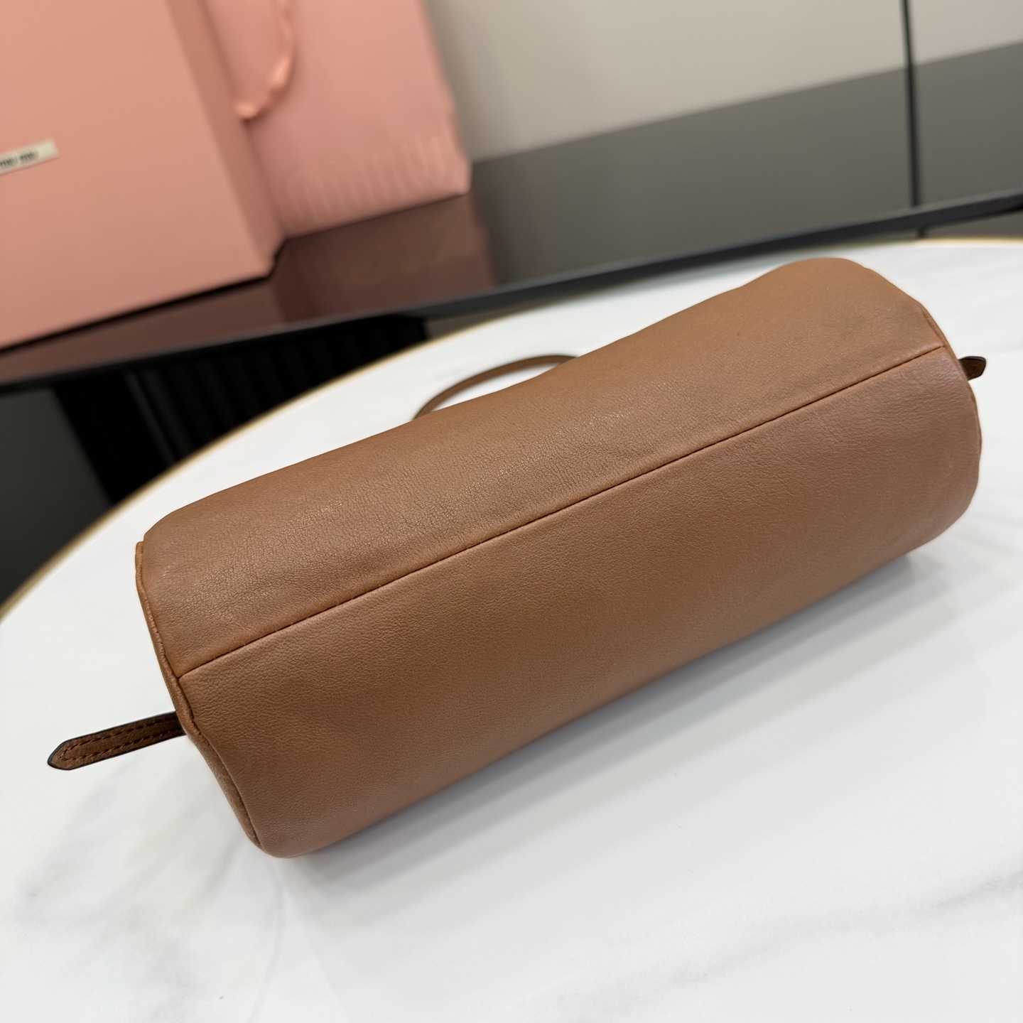 Miu Miu Nappa Leather Pouch - FashionPlug