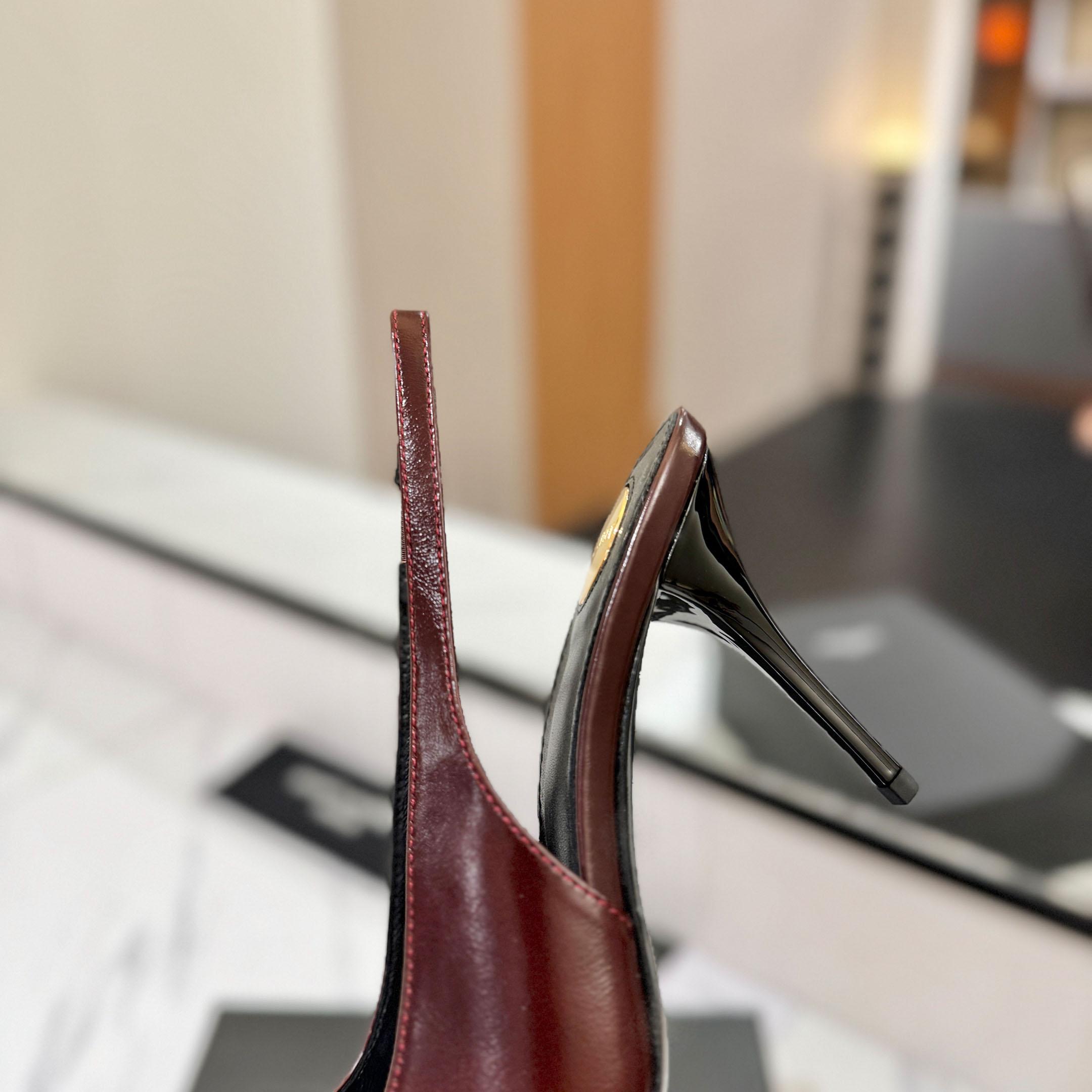 Saint Laurent Babylone Breteuil Slingback Pumps - FashionPlug