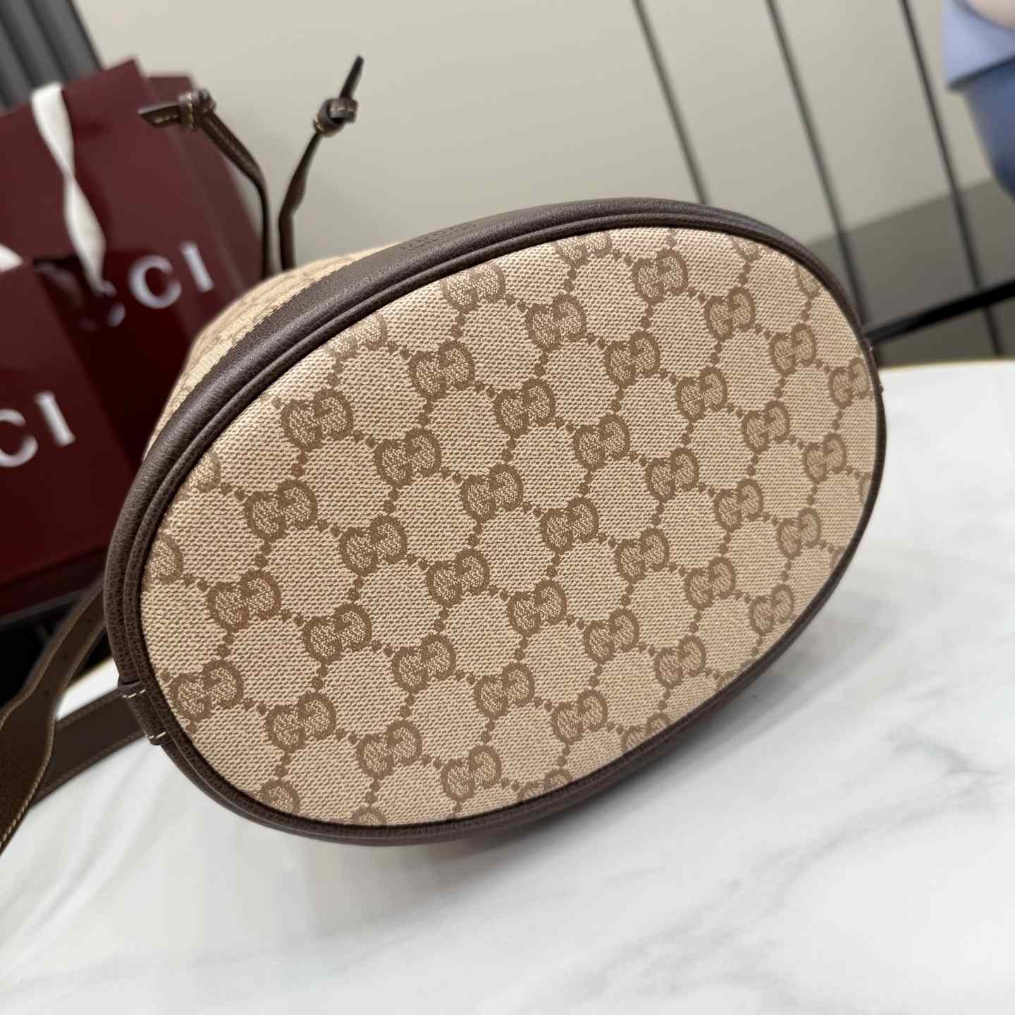 Gucci Venice Small Bucket Bag - FashionPlug