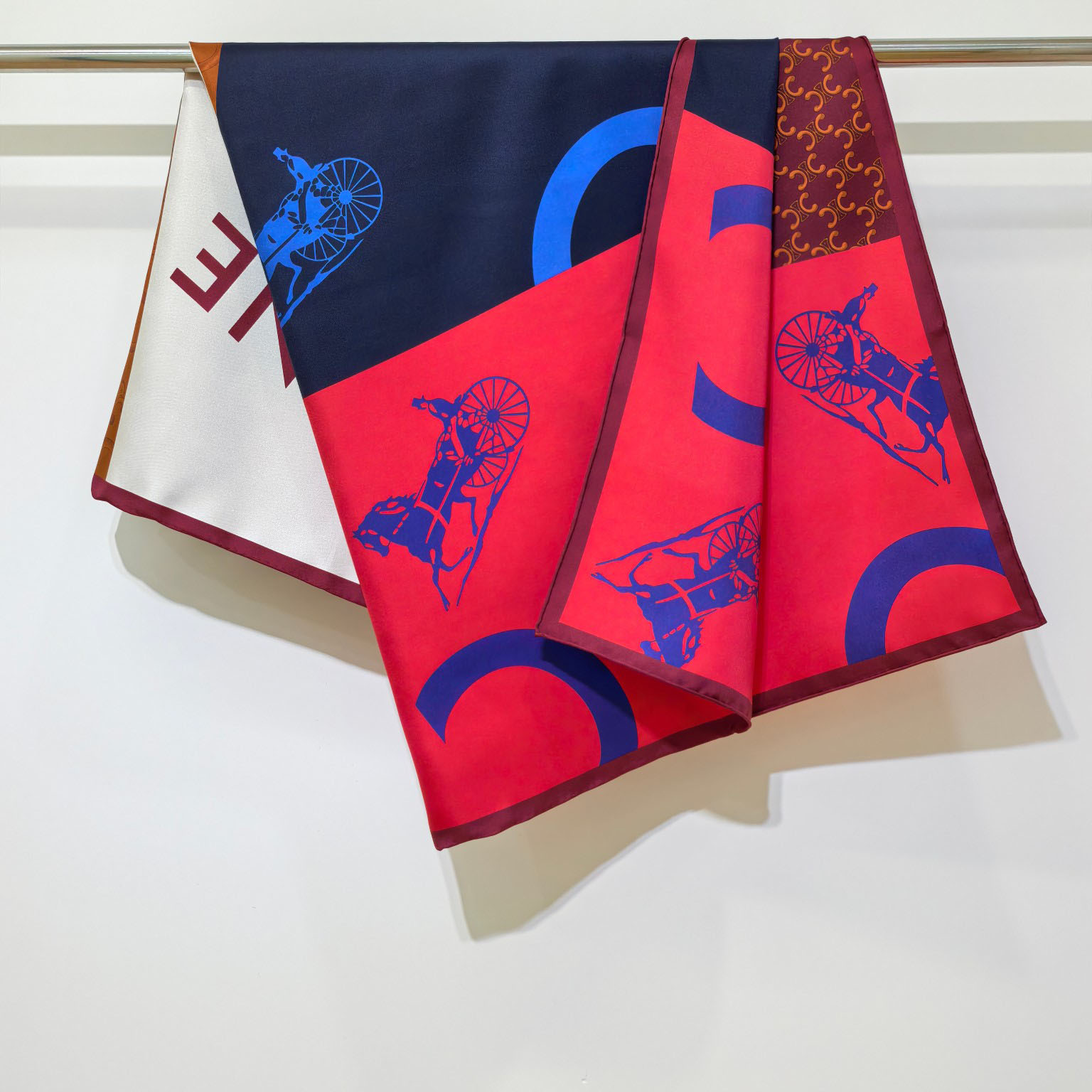 Celine  Square In Silk Twill - FashionPlug