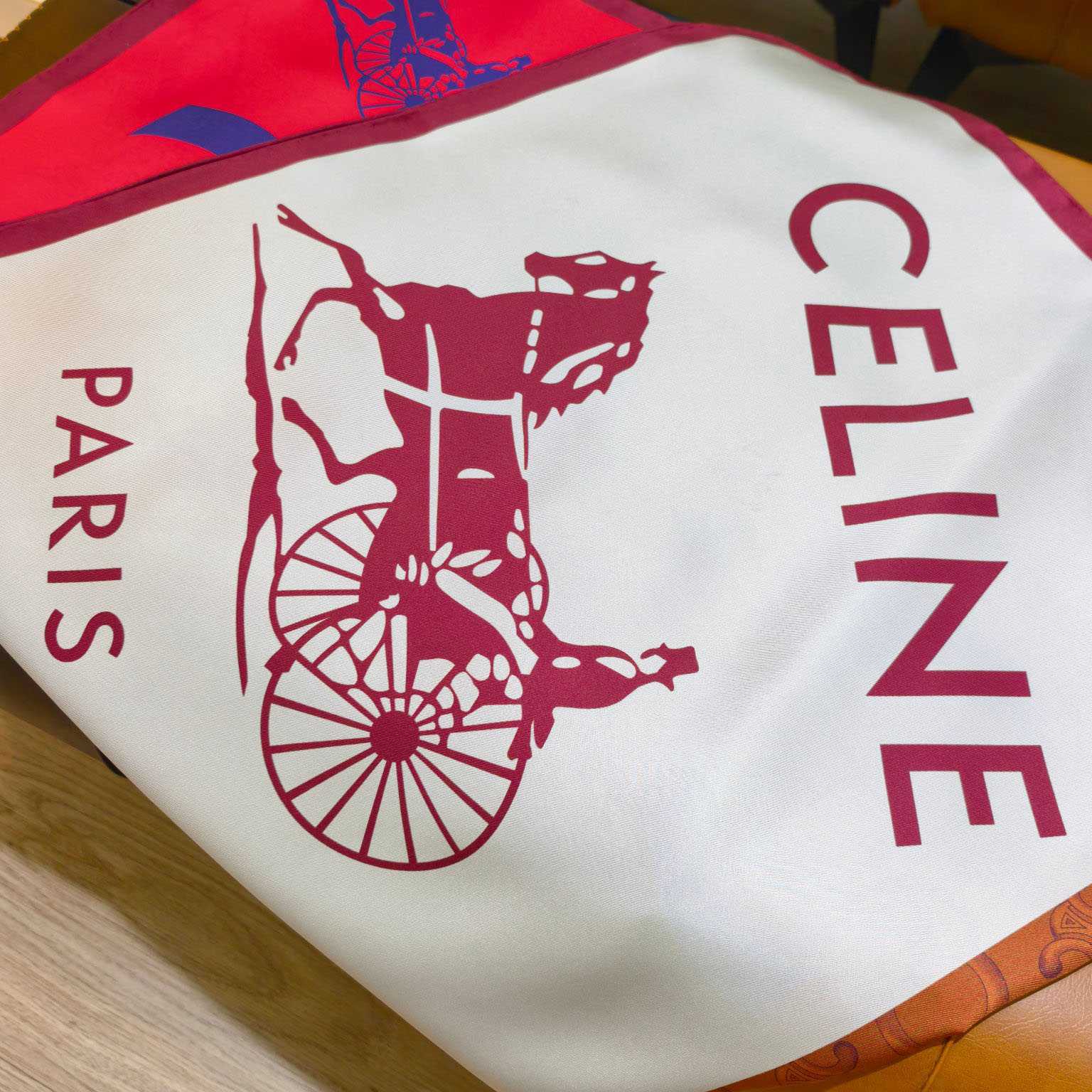 Celine  Square In Silk Twill - FashionPlug