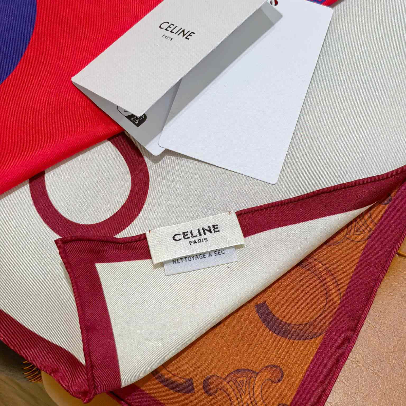 Celine  Square In Silk Twill - FashionPlug