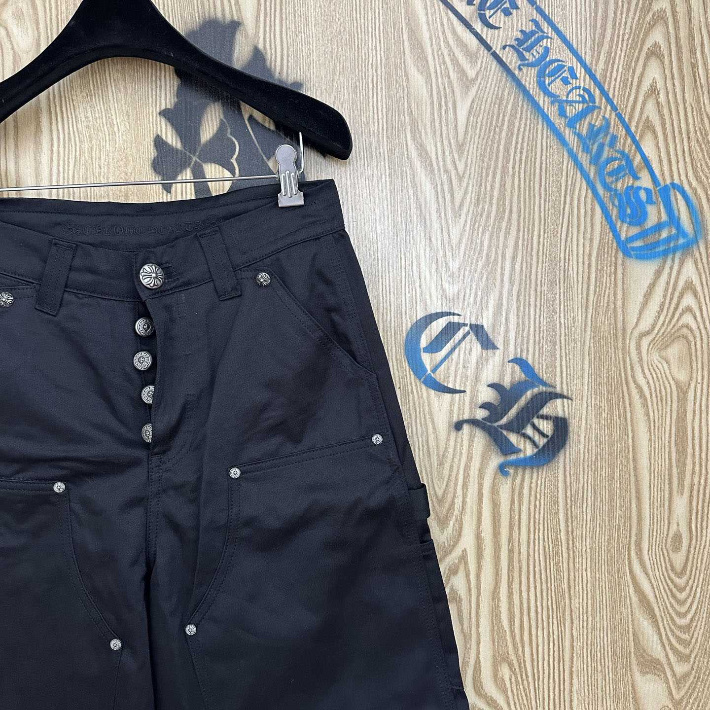Chrome Hearts Double Knee Carpenter Shorts - FashionPlug