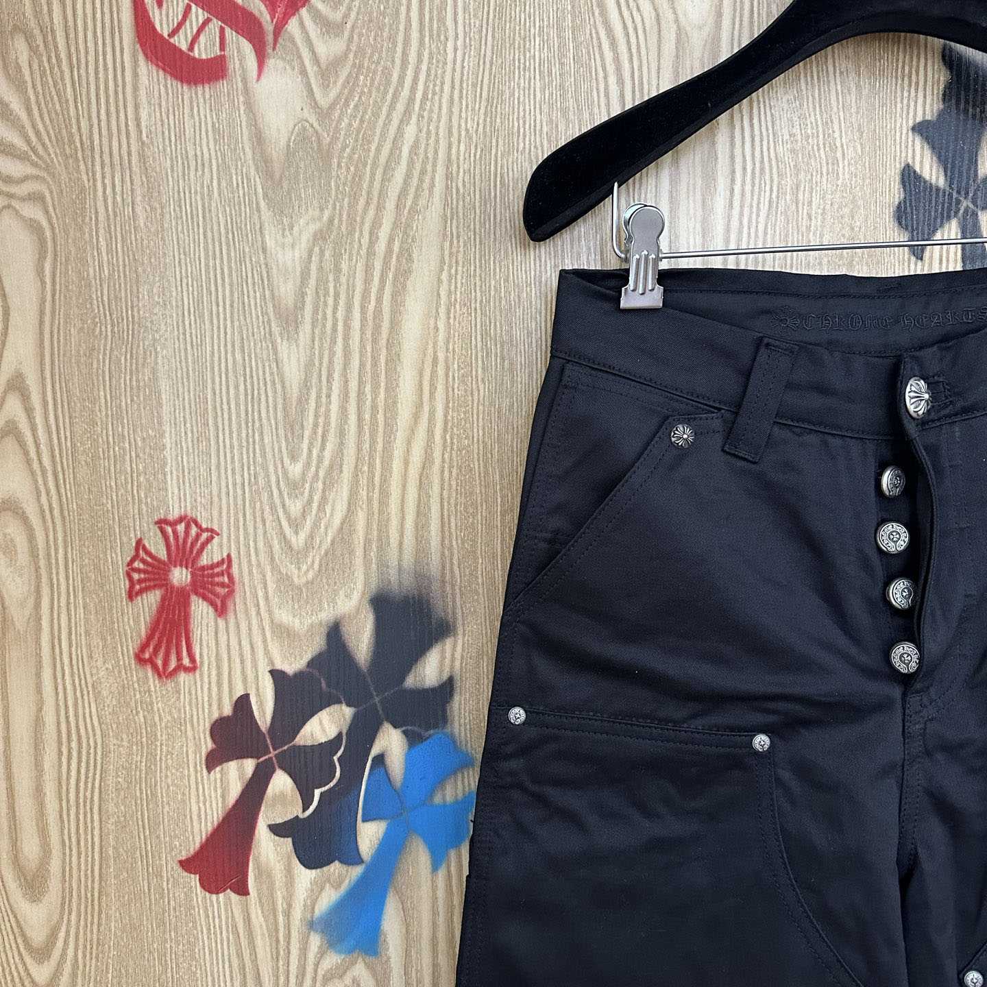 Chrome Hearts Double Knee Carpenter Shorts - FashionPlug