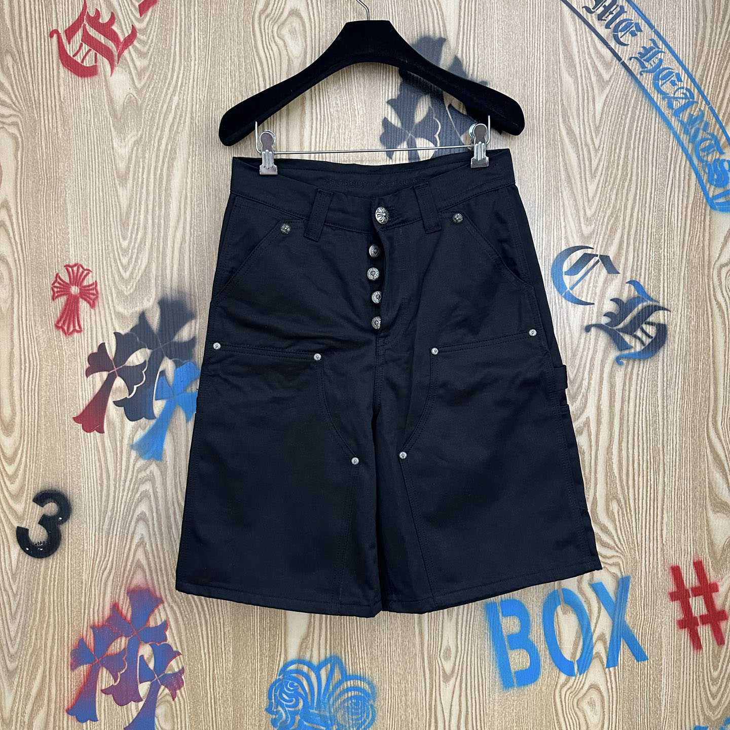 Chrome Hearts Double Knee Carpenter Shorts - FashionPlug