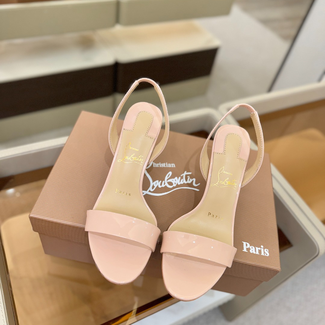 Christian Louboutin Marilyn Leather Sandals - FashionPlug